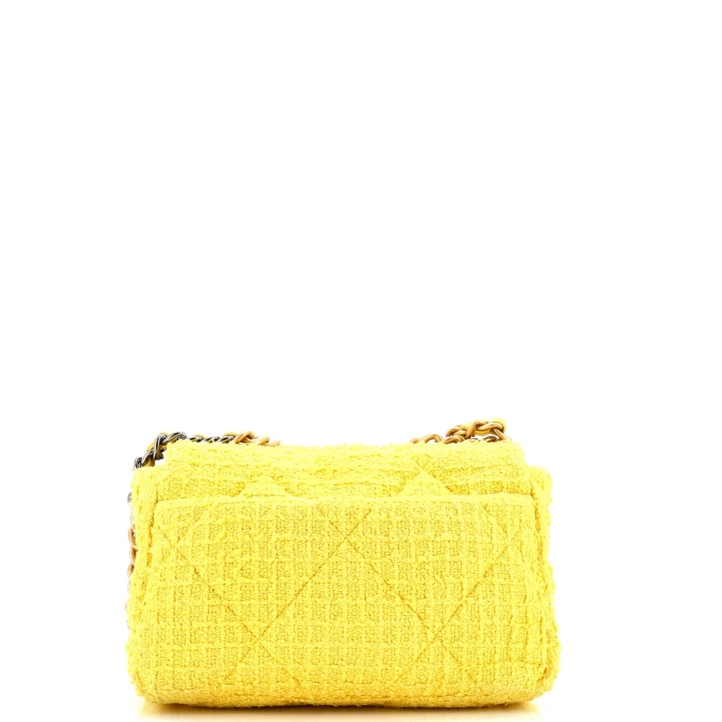 19 Flap Bag Quilted Tweed Medium