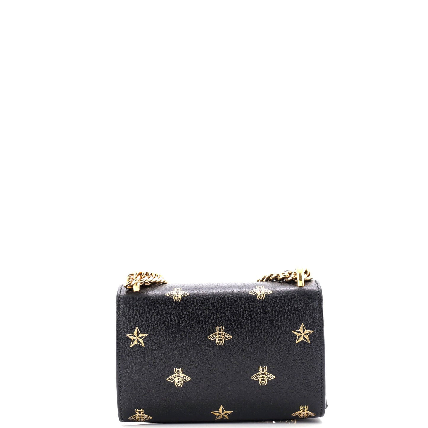 Padlock Shoulder Bag Printed Leather Small