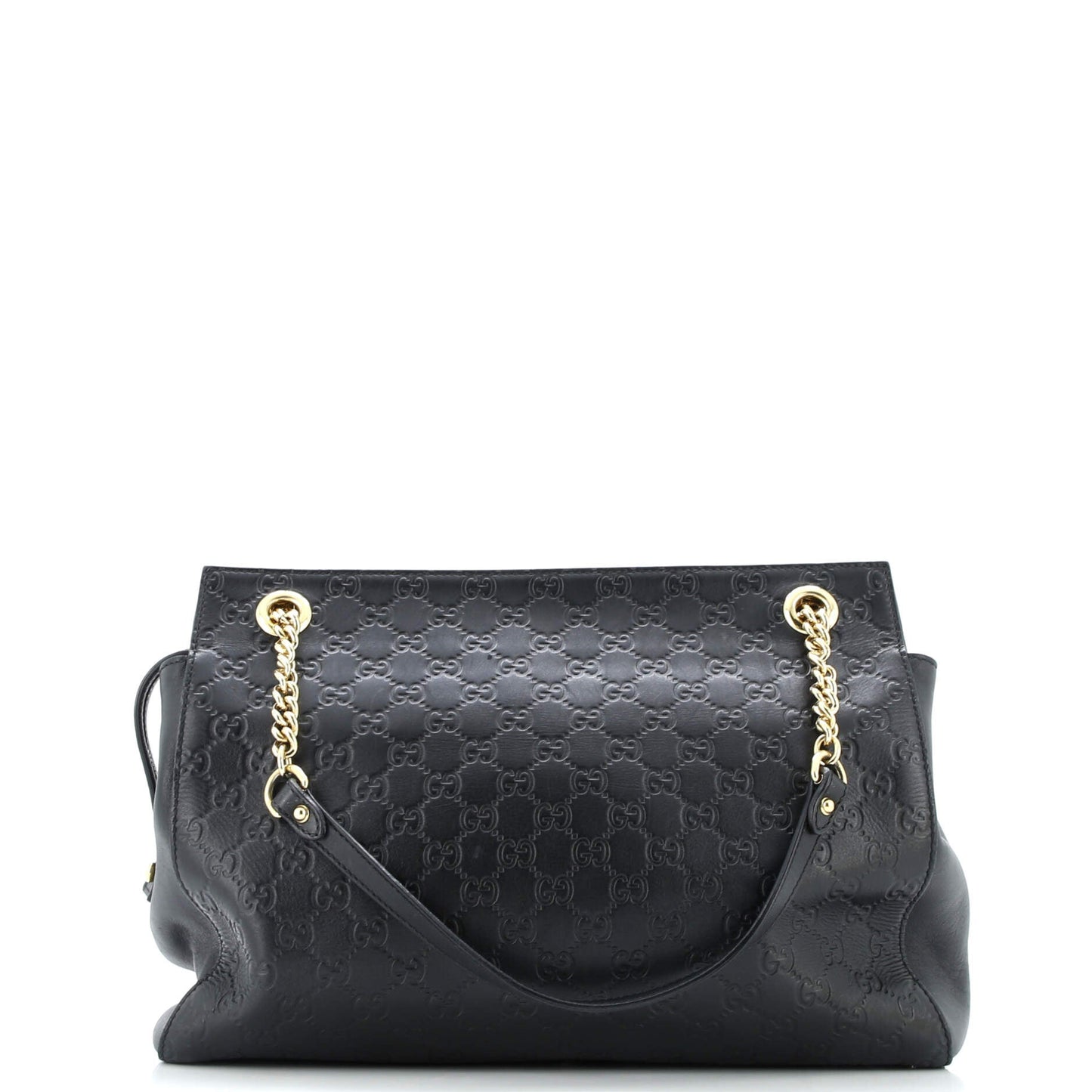 Soft Signature Shoulder Bag Guccissima Leather Large