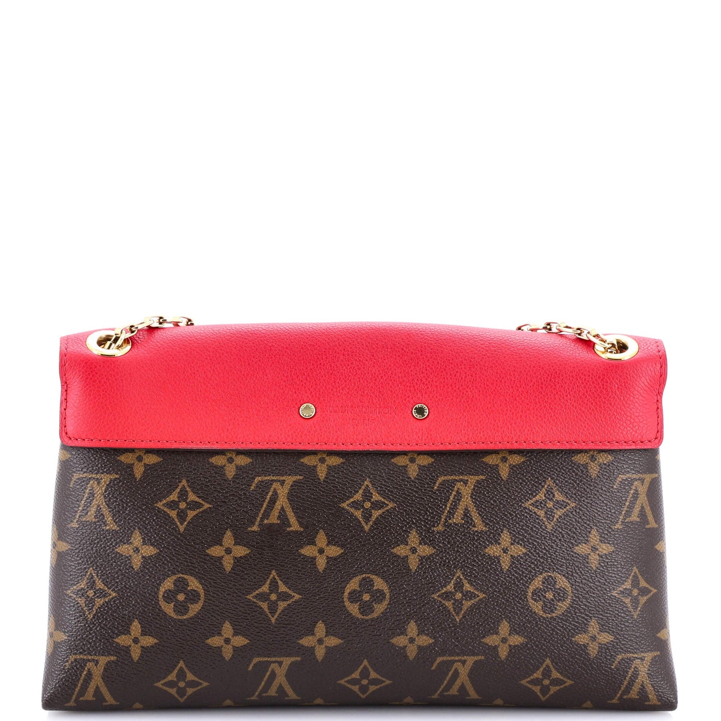 Pallas Chain Shoulder Bag Monogram Canvas and Calfskin