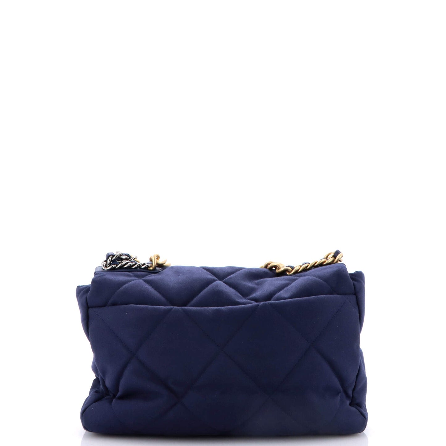 19 Flap Bag Quilted Canvas Maxi