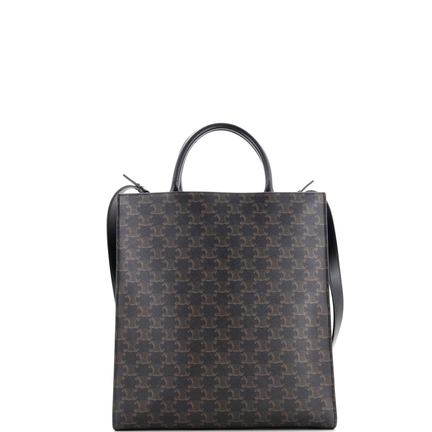 Vertical Cabas Tote Triomphe Coated Canvas Medium