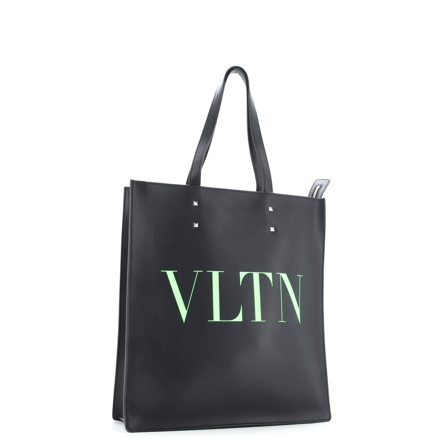 VLTN Rockstud Shopping Tote Printed Leather Tall