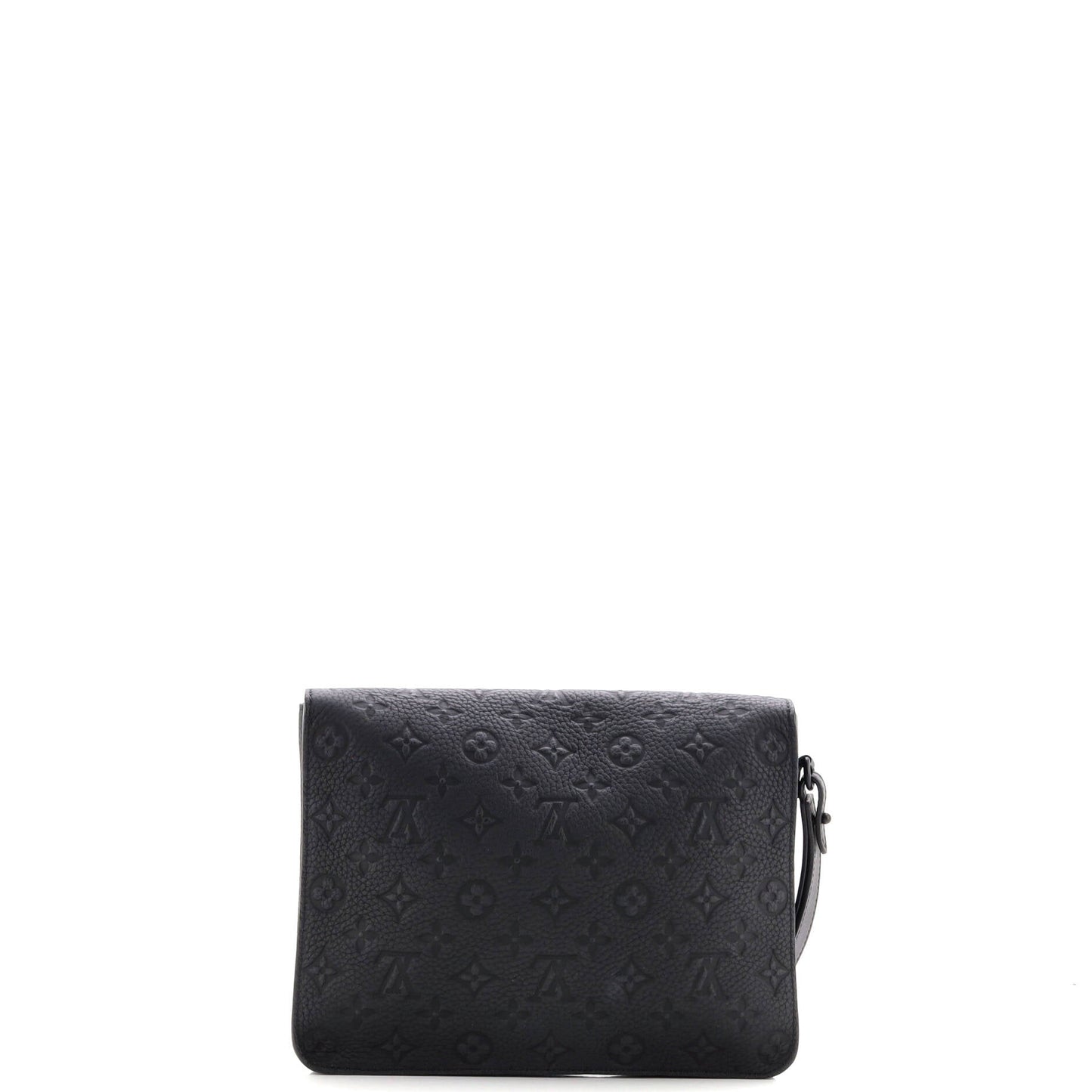 S Lock Clutch Bag Monogram Taurillon Leather