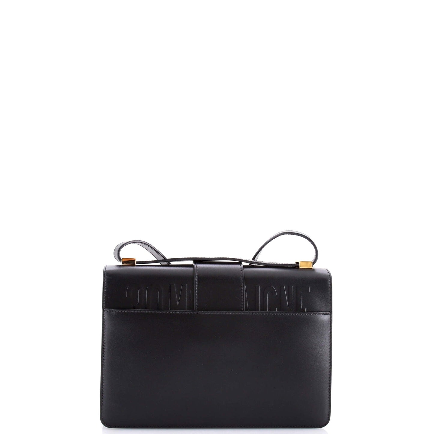 30 Montaigne Flap Bag Leather