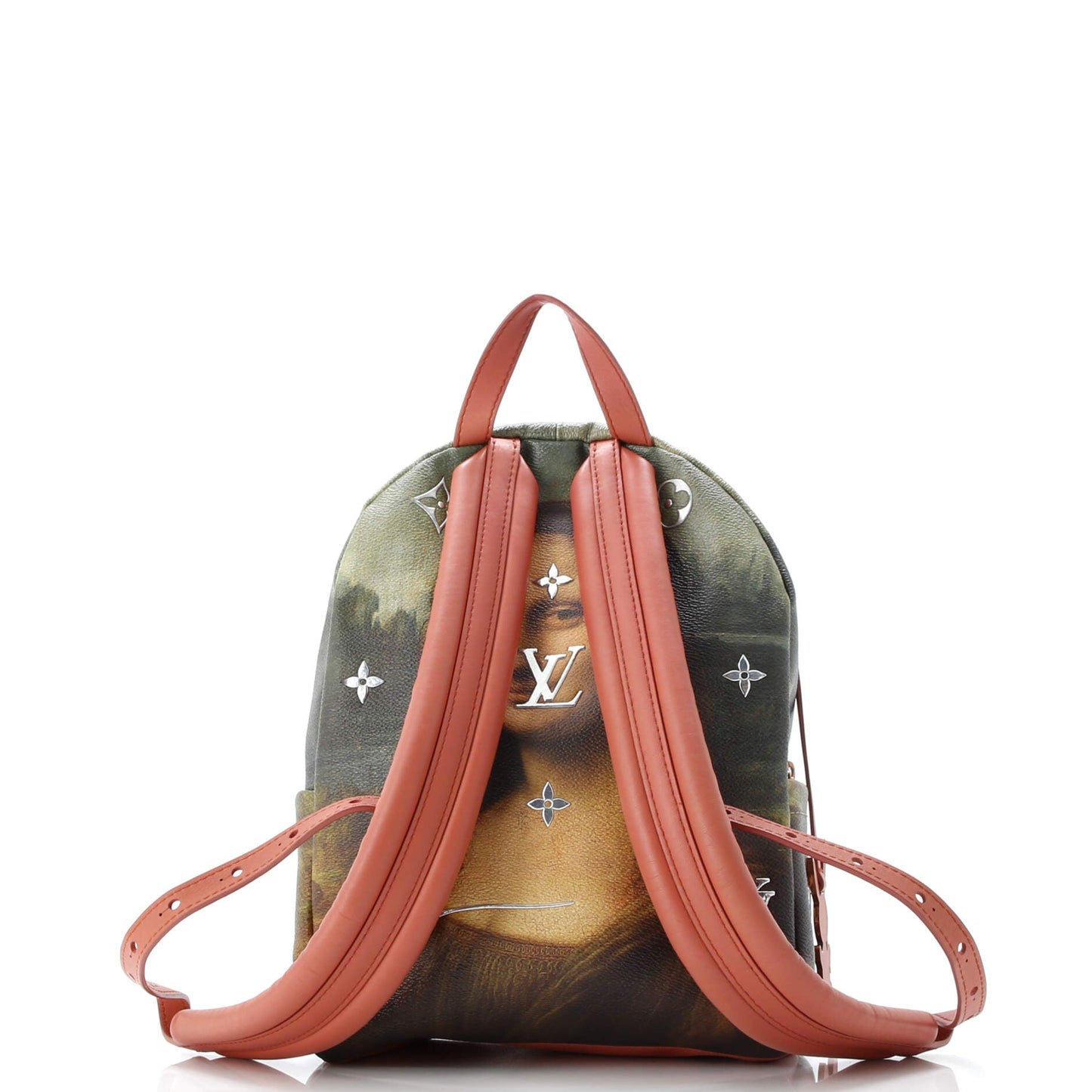 Palm Springs Backpack Limited Edition Jeff Koons Da Vinci Print Canvas PM