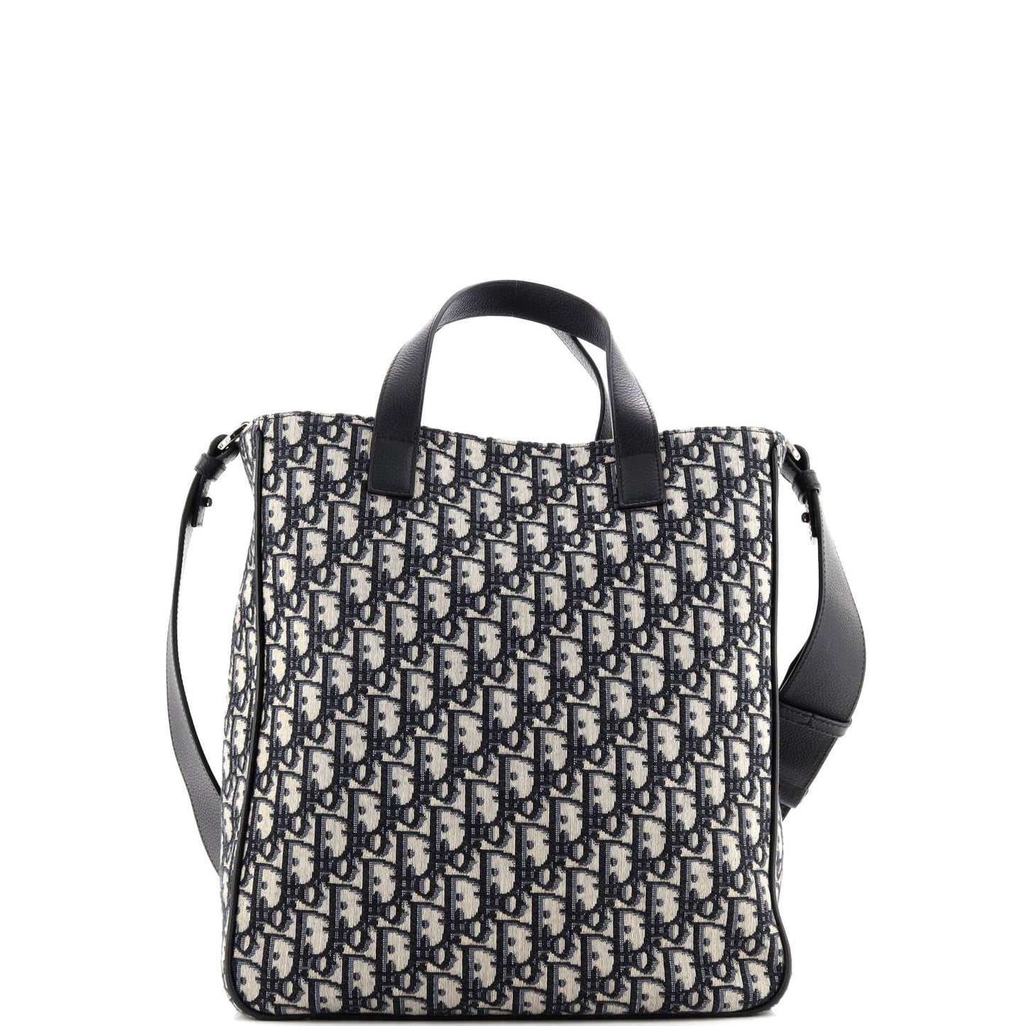 Saddle Tote Oblique Canvas and Leather Tall