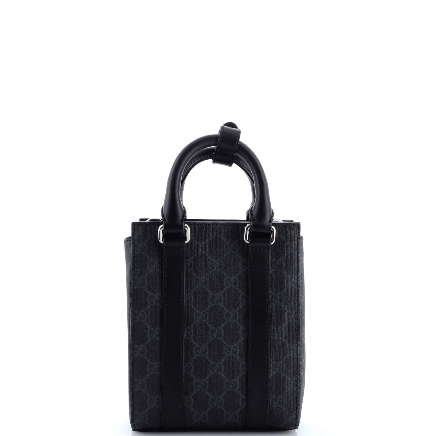 Convertible Web Open Tote GG Coated Canvas Mini