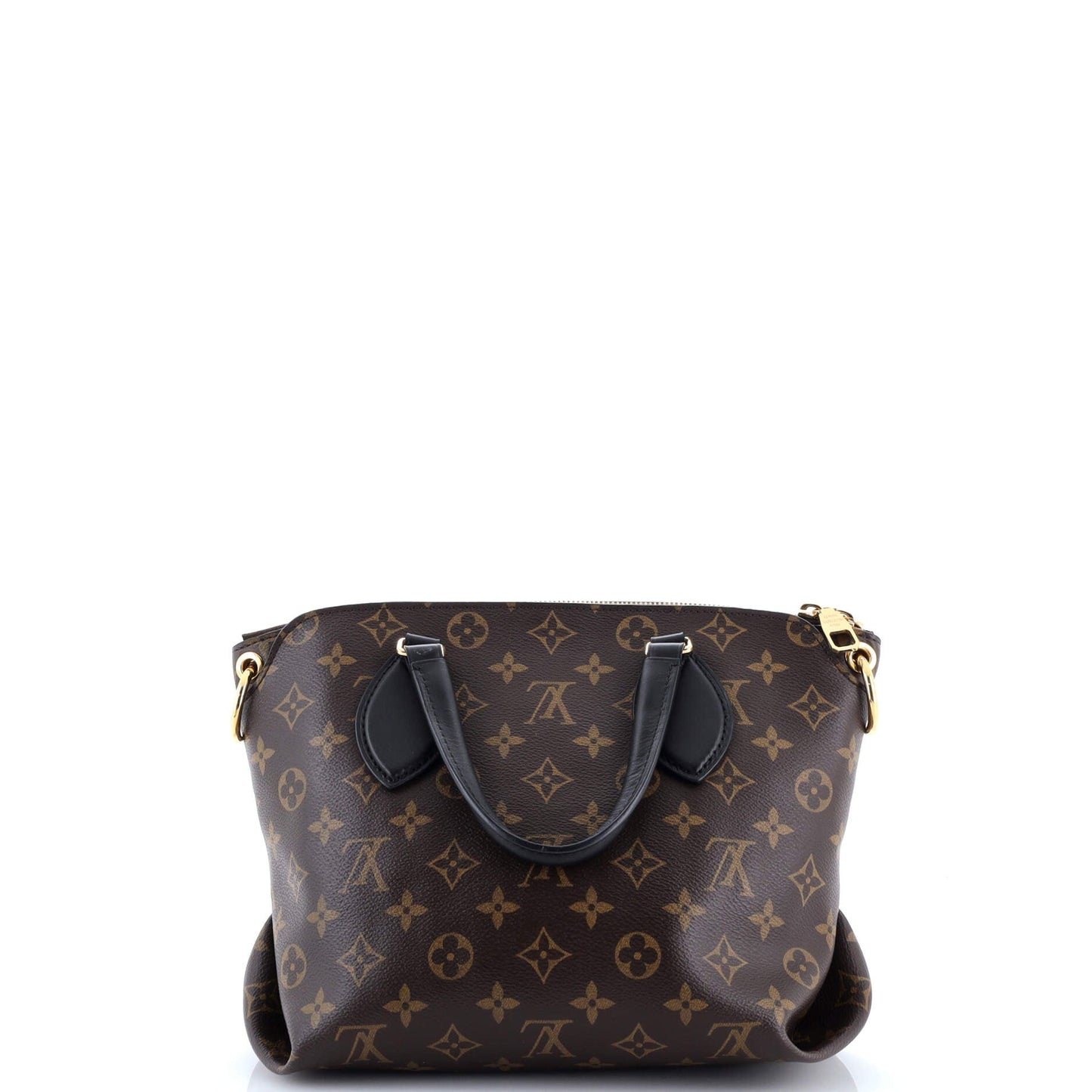 Flower Zipped Tote Monogram Canvas PM