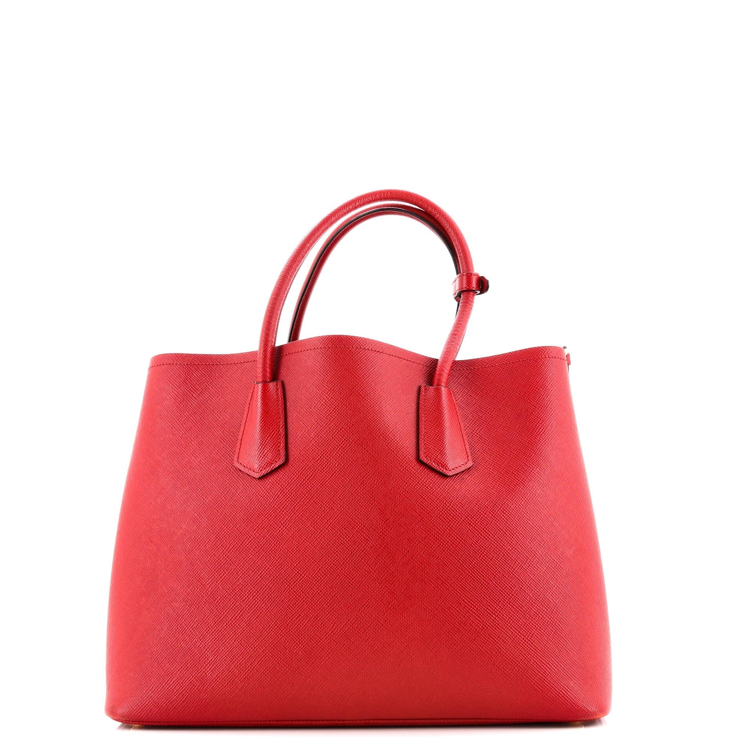 Cuir Double Tote Saffiano Leather Medium