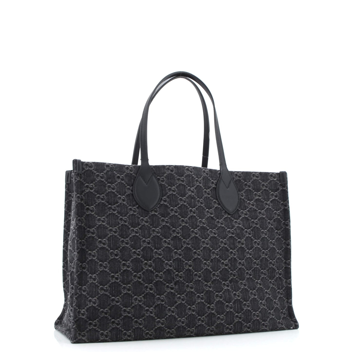 Ophidia Shopper Tote GG Denim Large