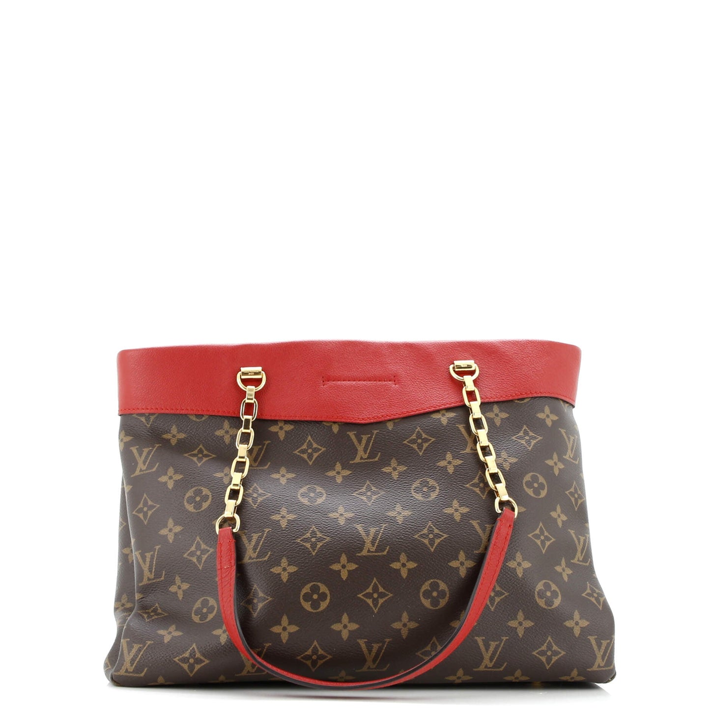 Pallas Shopper Monogram Canvas and Calfskin