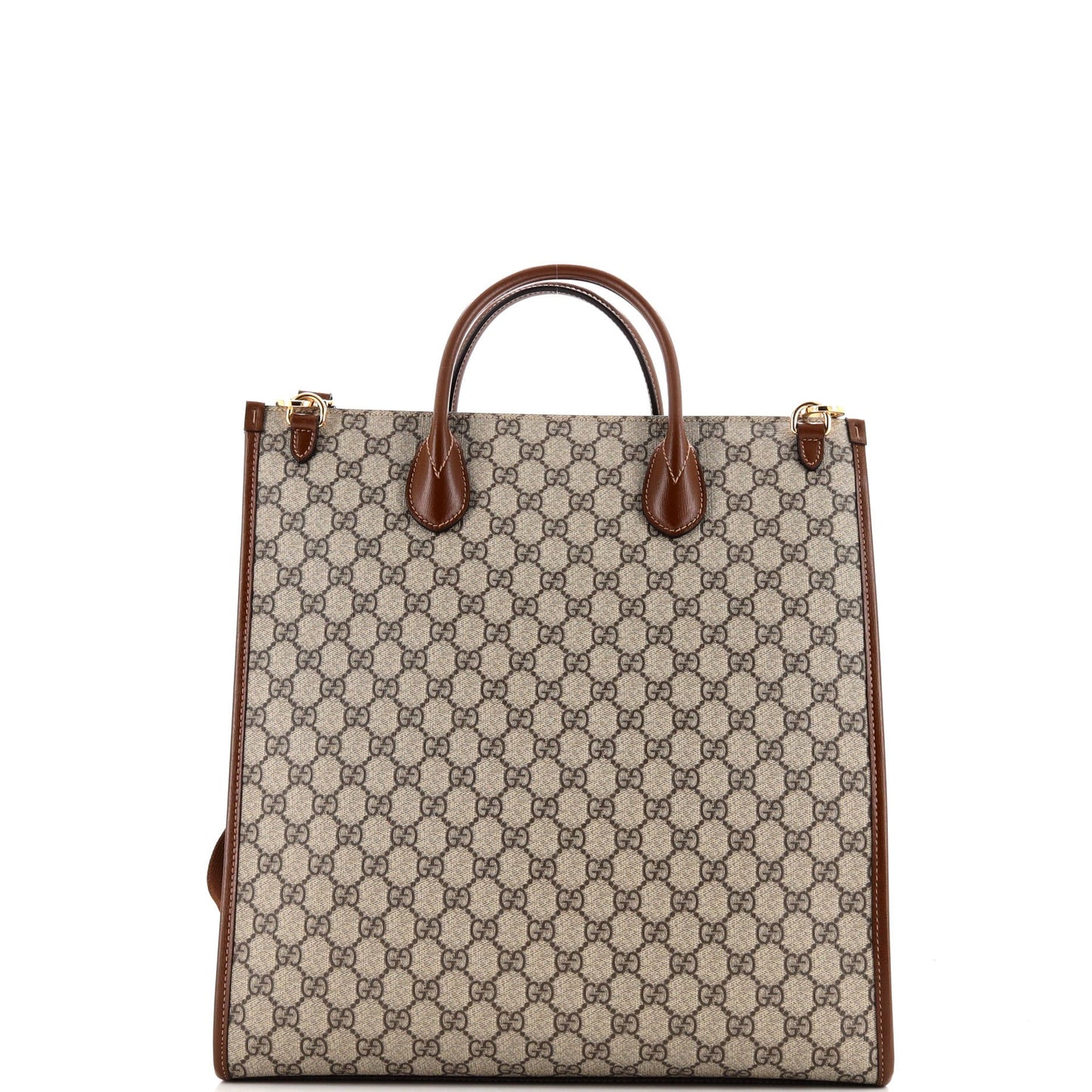 Interlocking G Tote GG Coated Canvas Vertical