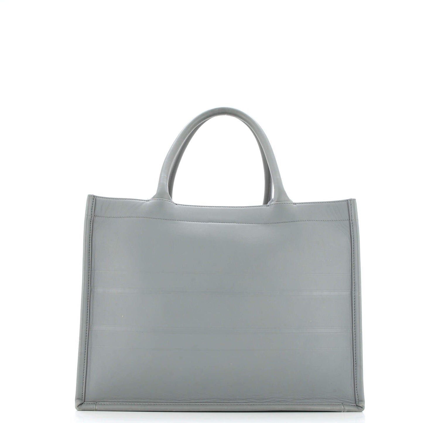 Book Tote Embossed Leather Medium