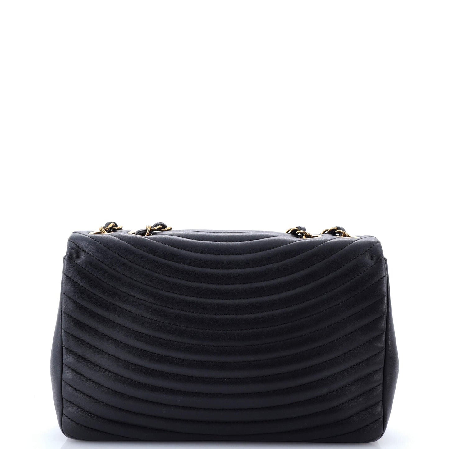 Pagoda Flap Bag Quilted Lambskin Medium