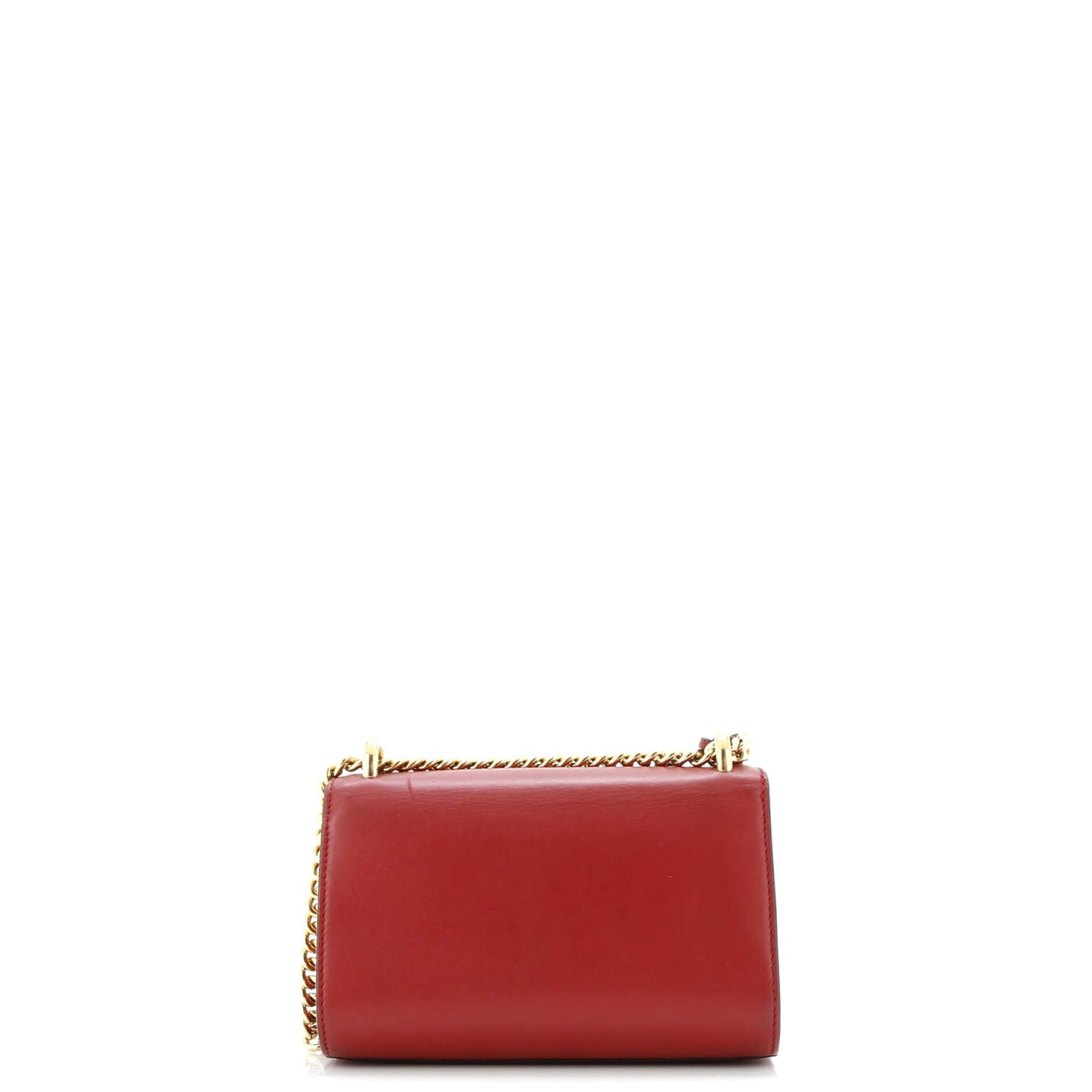 Padlock Shoulder Bag Embellished Leather Small