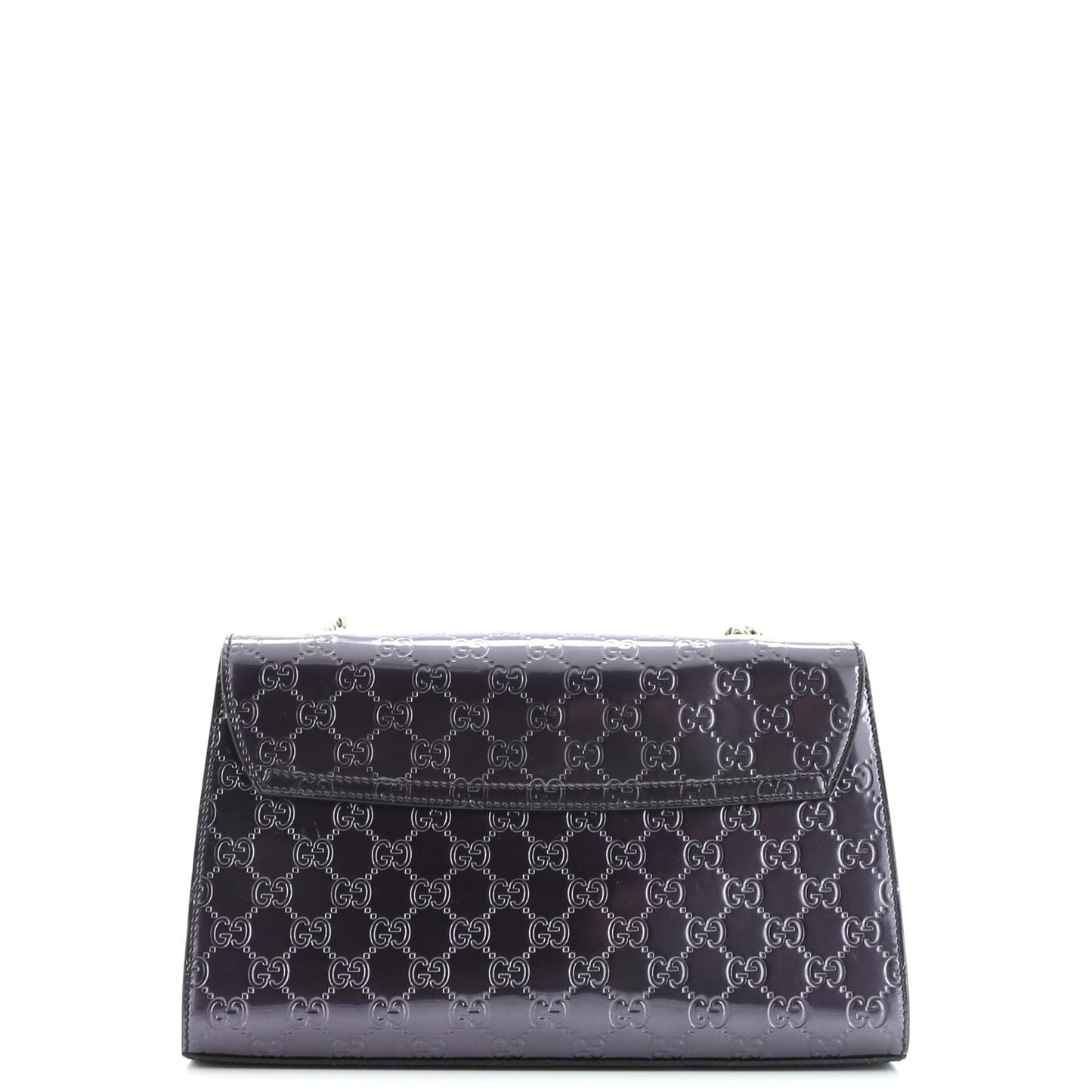 Emily Chain Flap Bag Guccissima Patent Medium