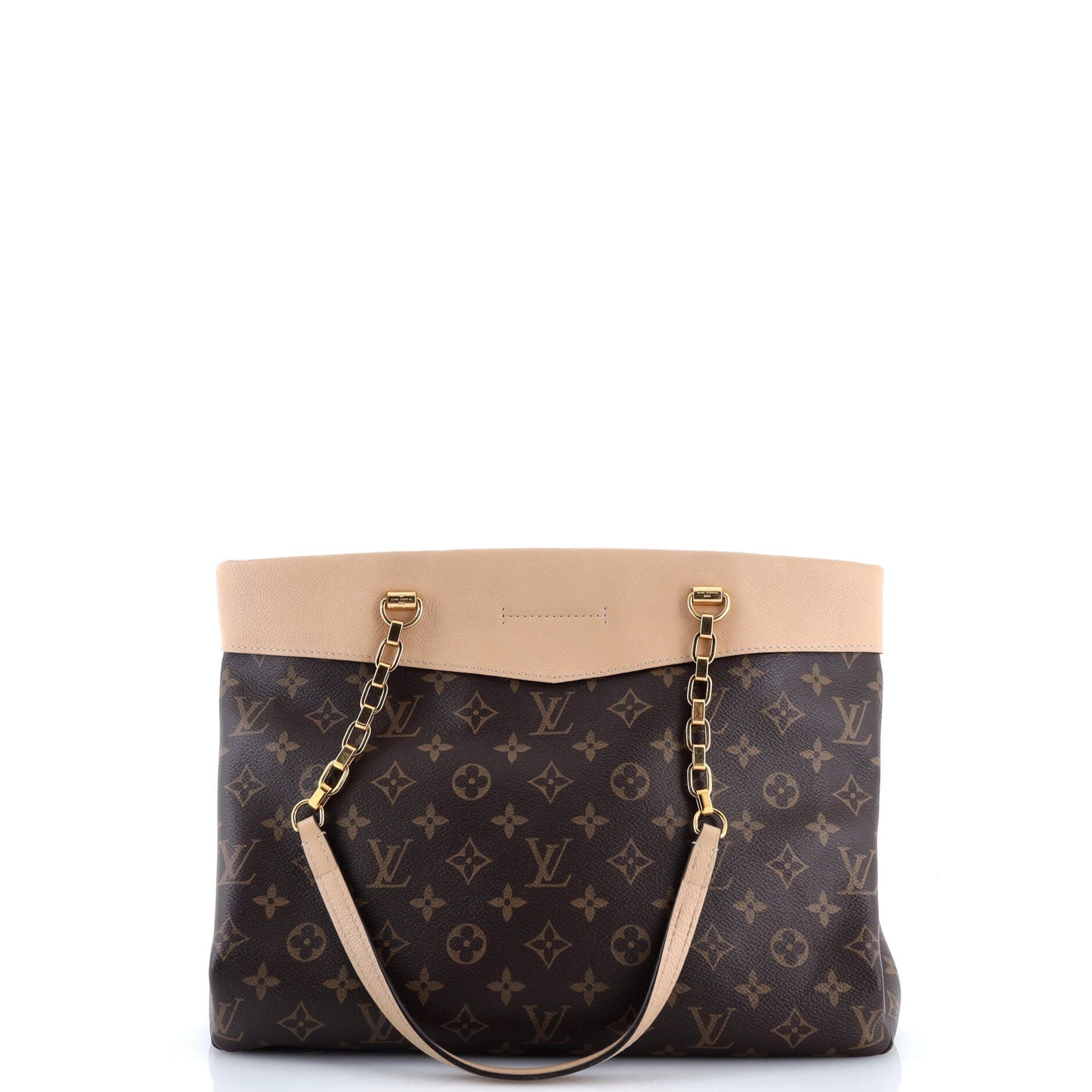 Pallas Shopper Monogram Canvas and Calfskin