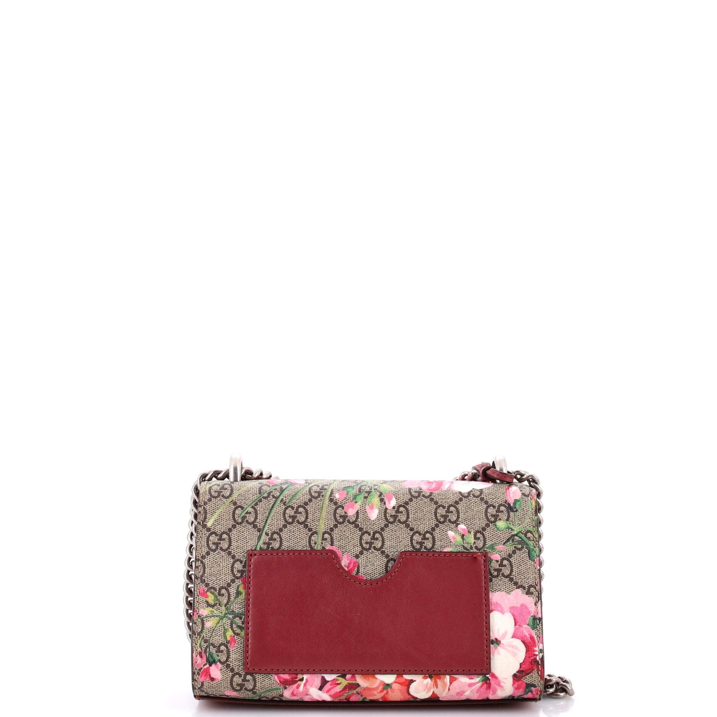 Padlock Shoulder Bag Blooms Print GG Coated Canvas Small