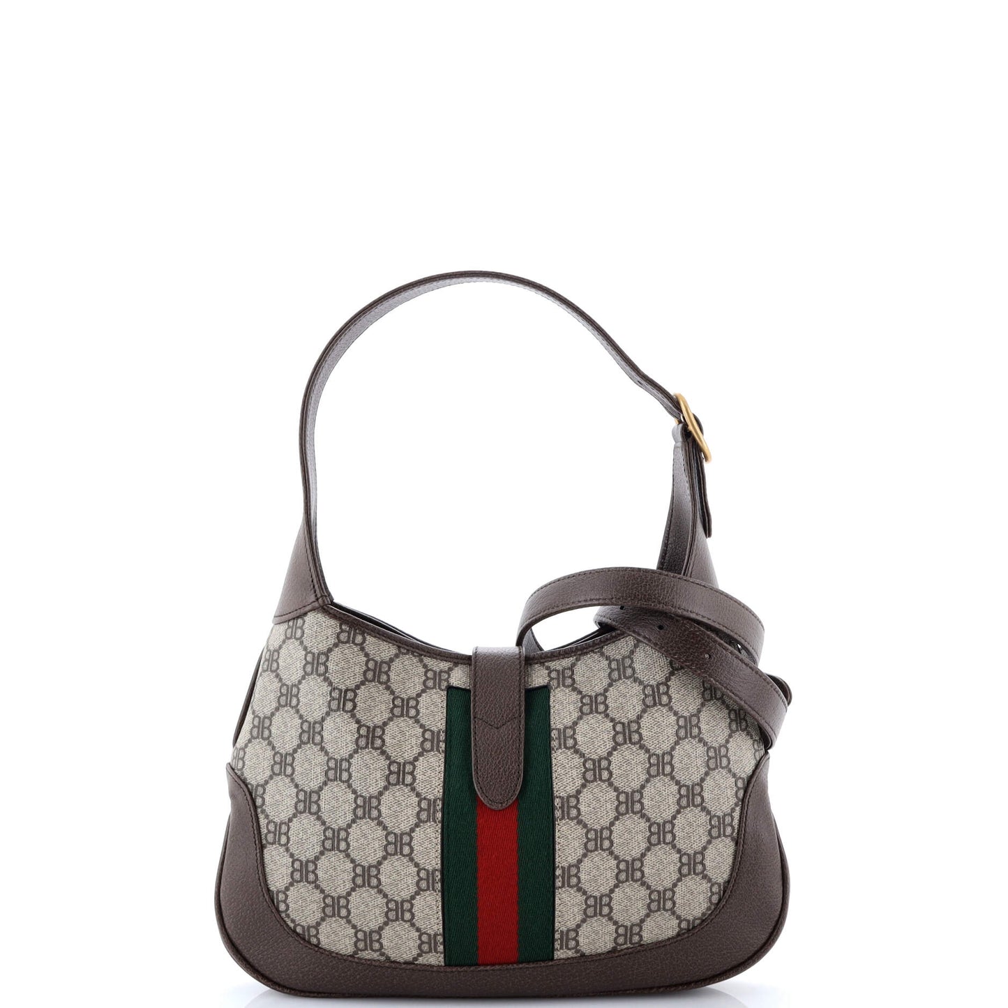 x Gucci The Hacker Project Jackie 1961 Hobo BB Coated Canvas Small