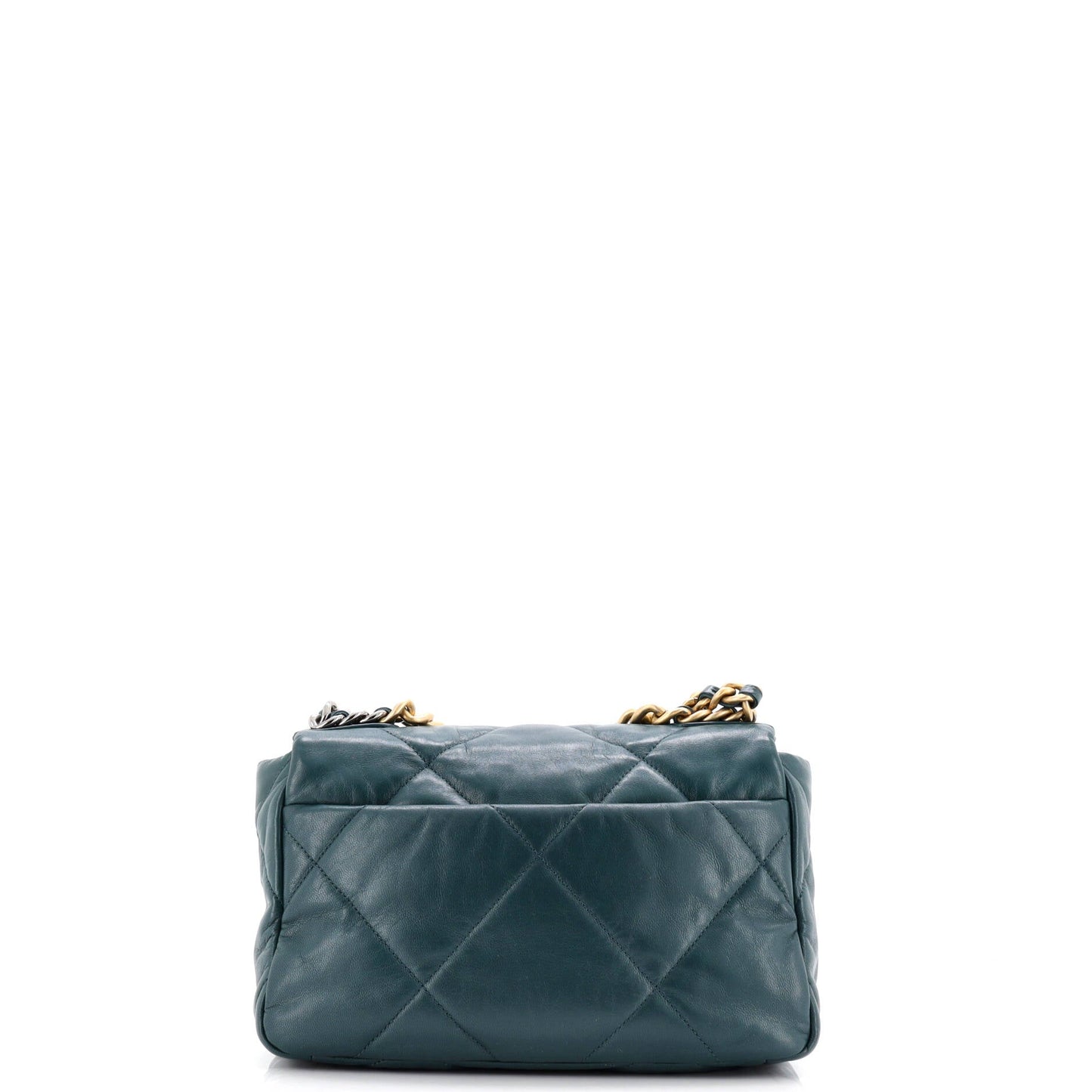 19 Flap Bag Quilted Leather Medium