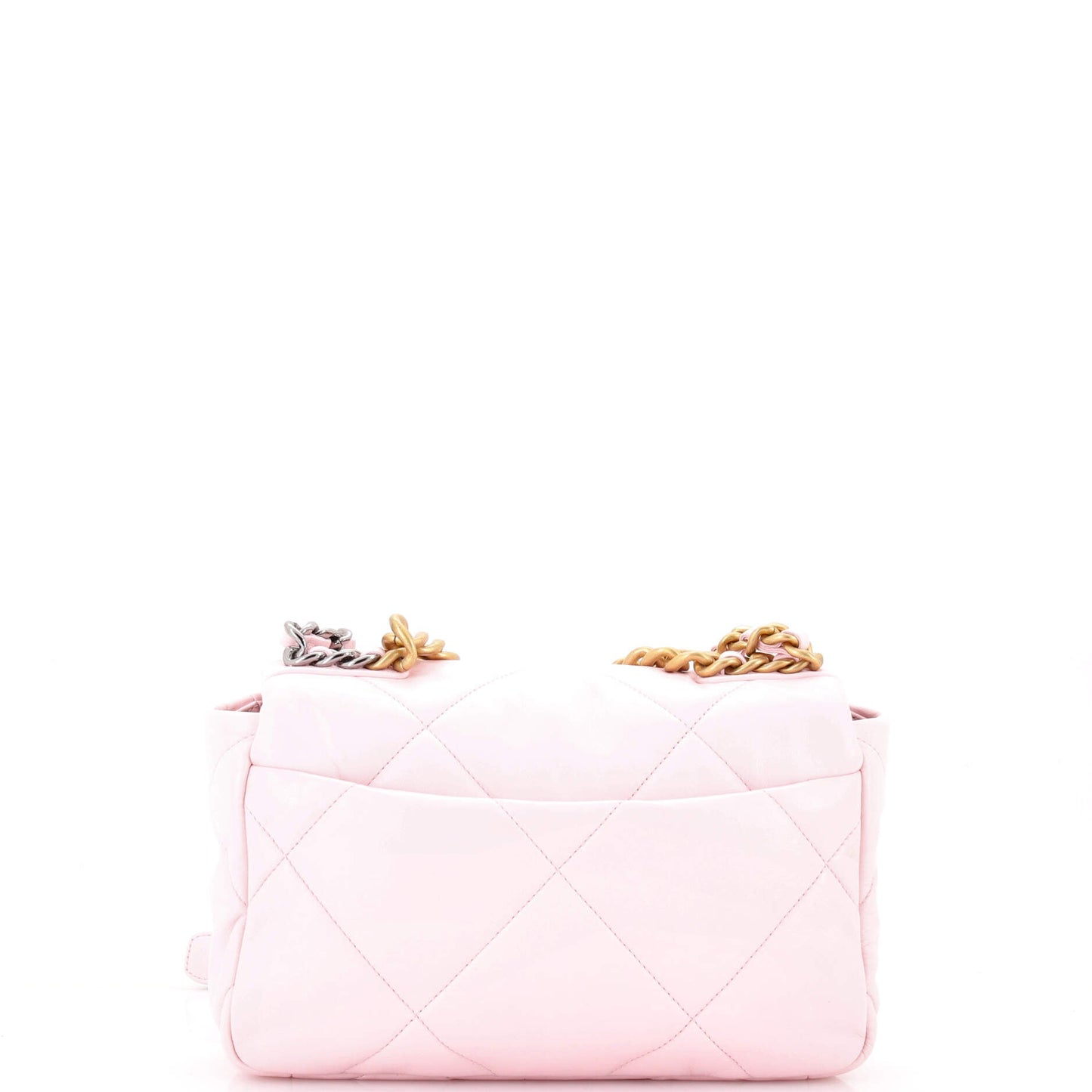 19 Flap Bag Quilted Leather Medium