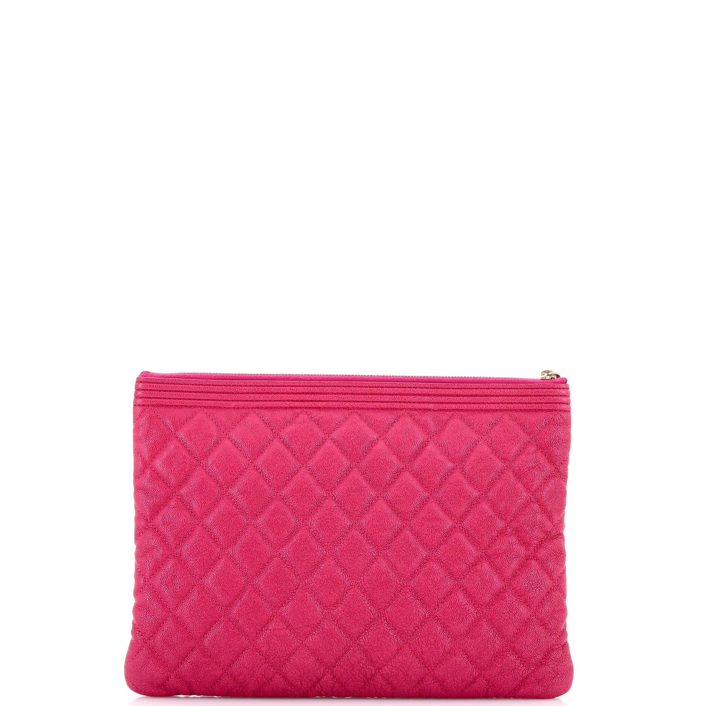 Boy O Case Clutch Quilted Caviar Medium