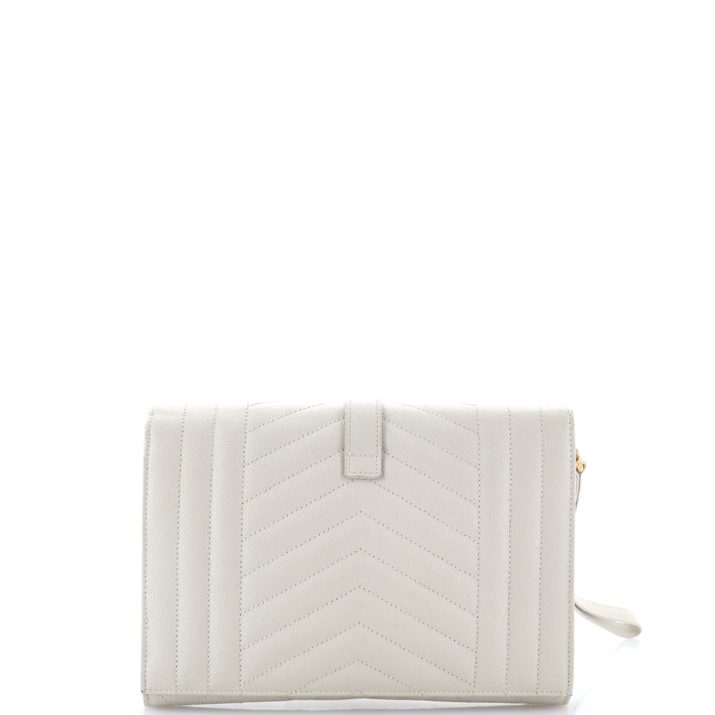 Classic Monogram Envelope Wristlet Clutch Mixed Matelasse Leather