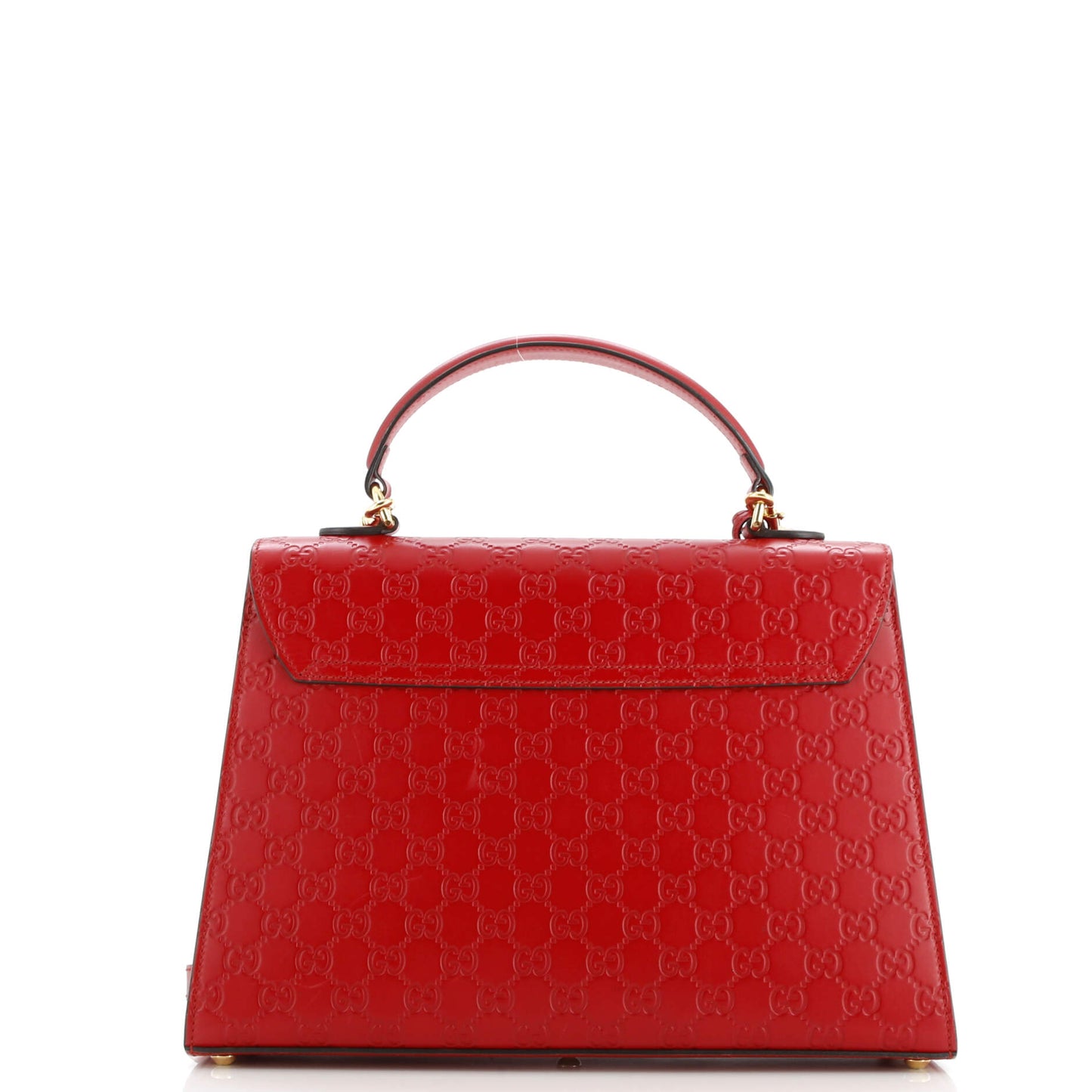 Padlock Top Handle Bag Guccissima Leather Medium