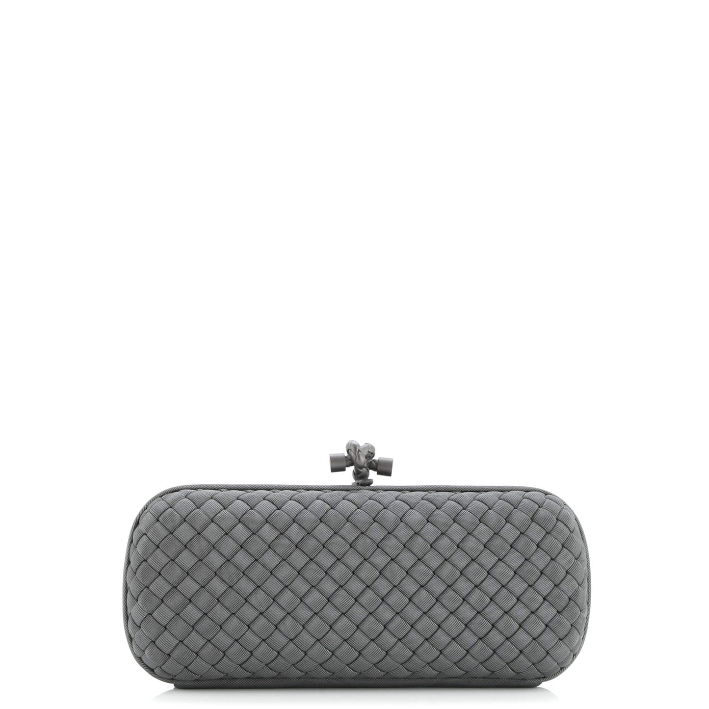 Box Knot Clutch Intrecciato Silk Faille Long