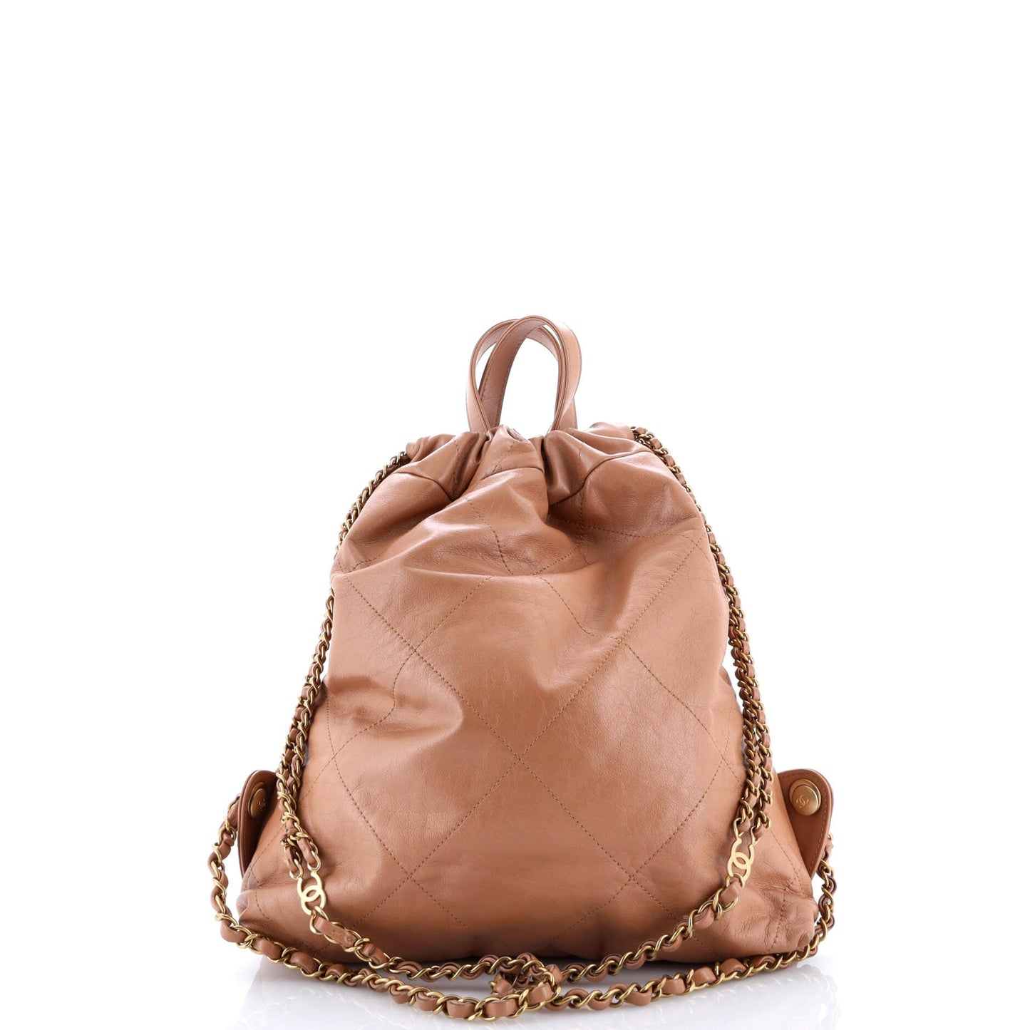 22 Chain Backpack Quilted Calfskin Medium