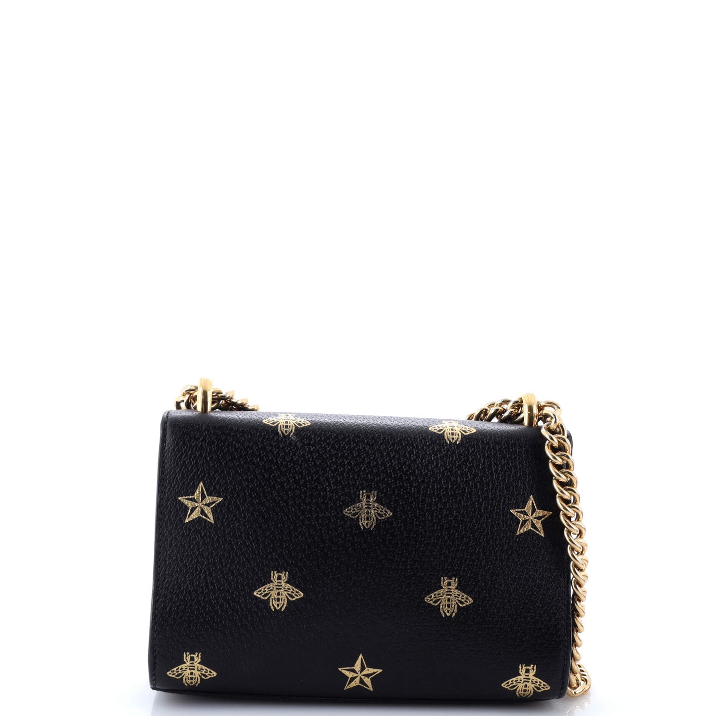 Padlock Shoulder Bag Printed Leather Small