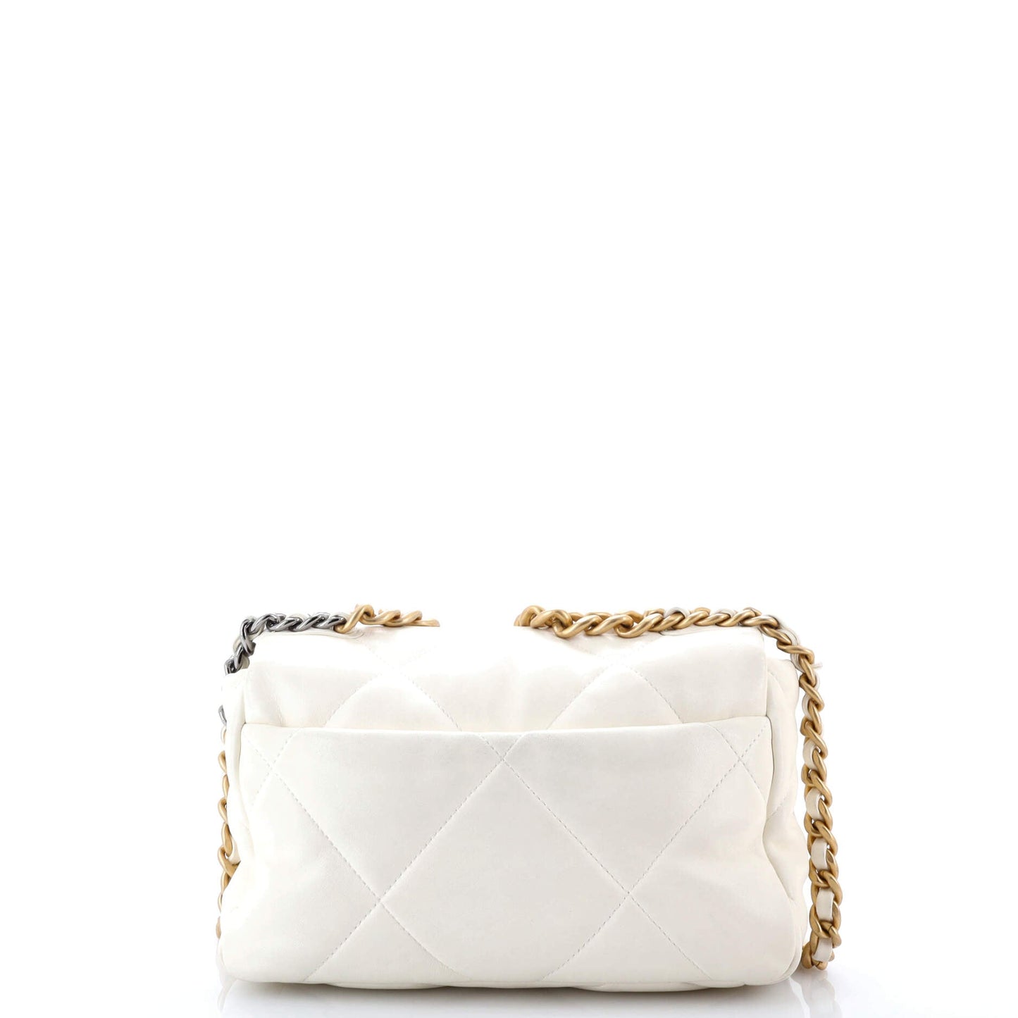 19 Flap Bag Quilted Leather Medium