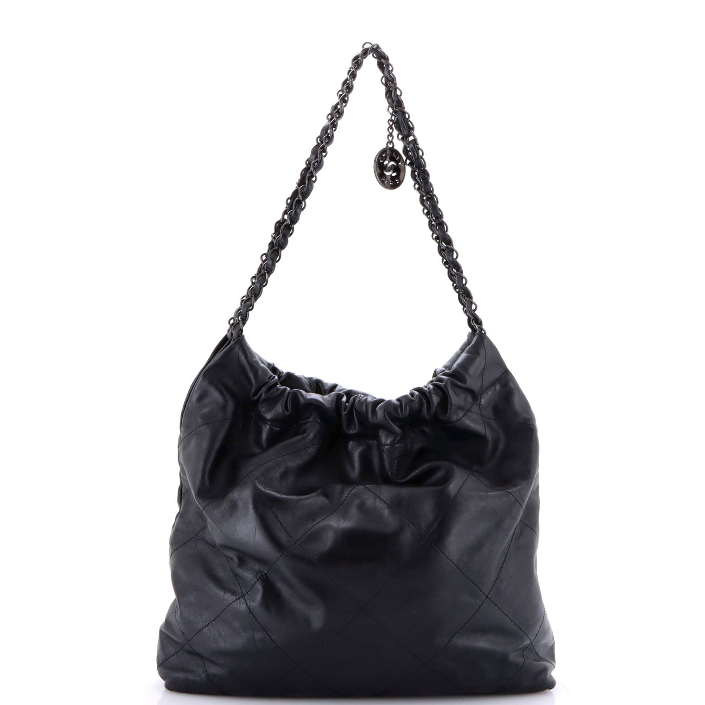 22 Chain Hobo Quilted Calfskin Large