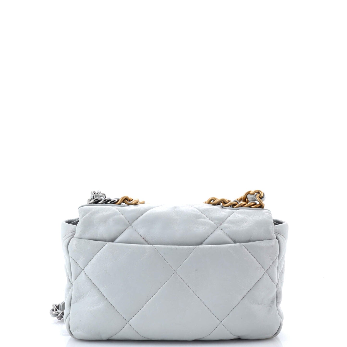 19 Flap Bag Quilted Leather Medium