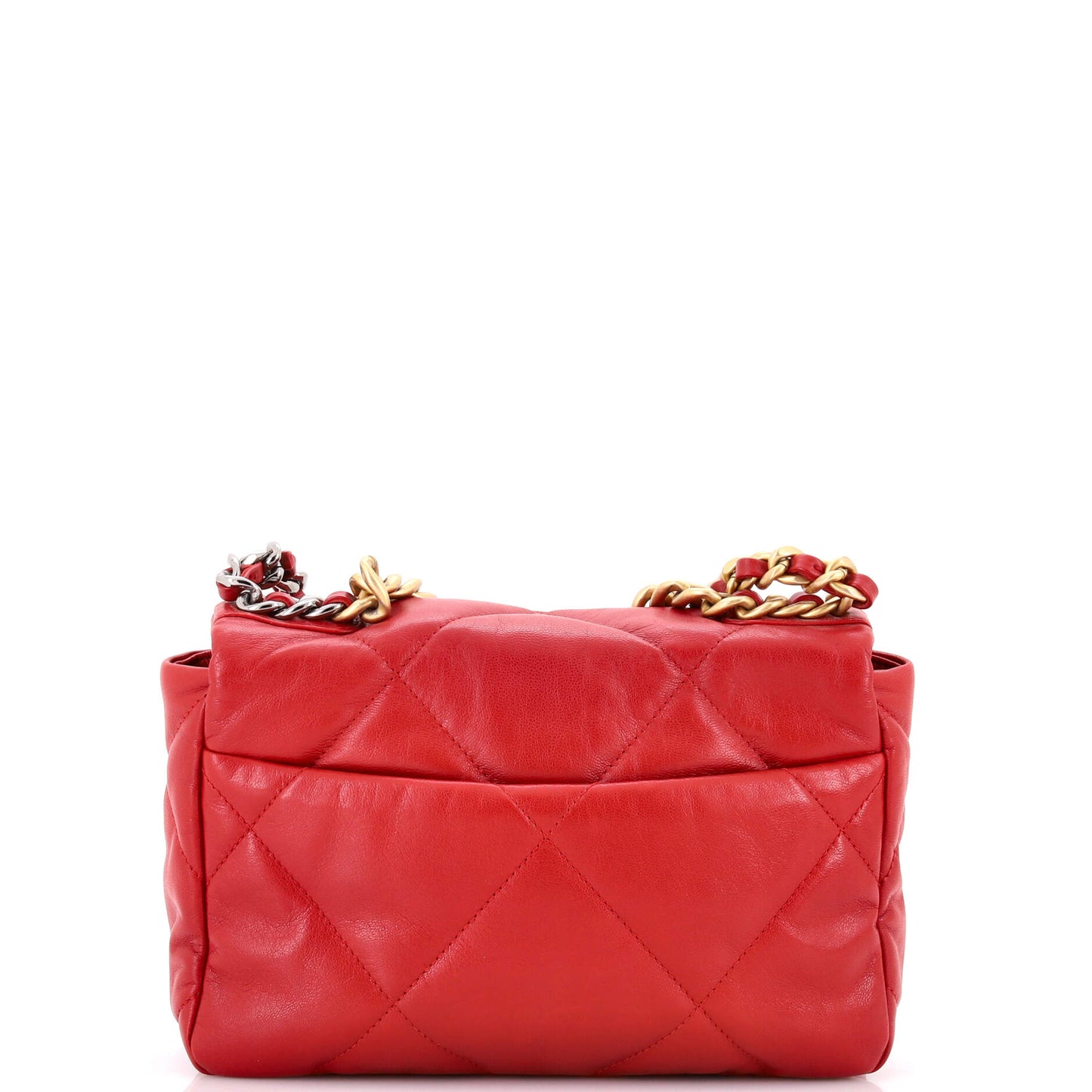 19 Flap Bag Quilted Leather Medium