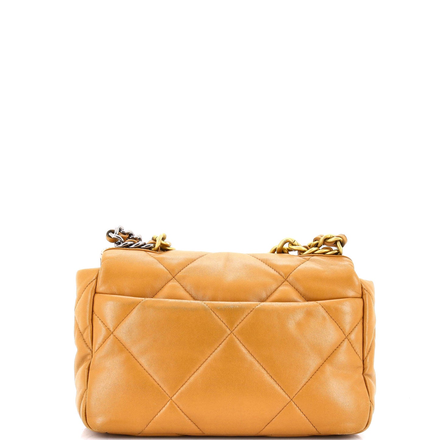 19 Flap Bag Quilted Leather Medium