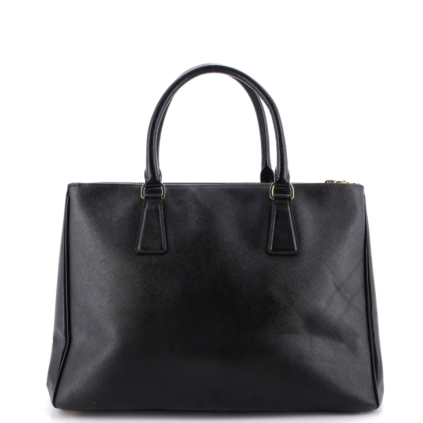 Double Zip Lux Tote Saffiano Leather Medium