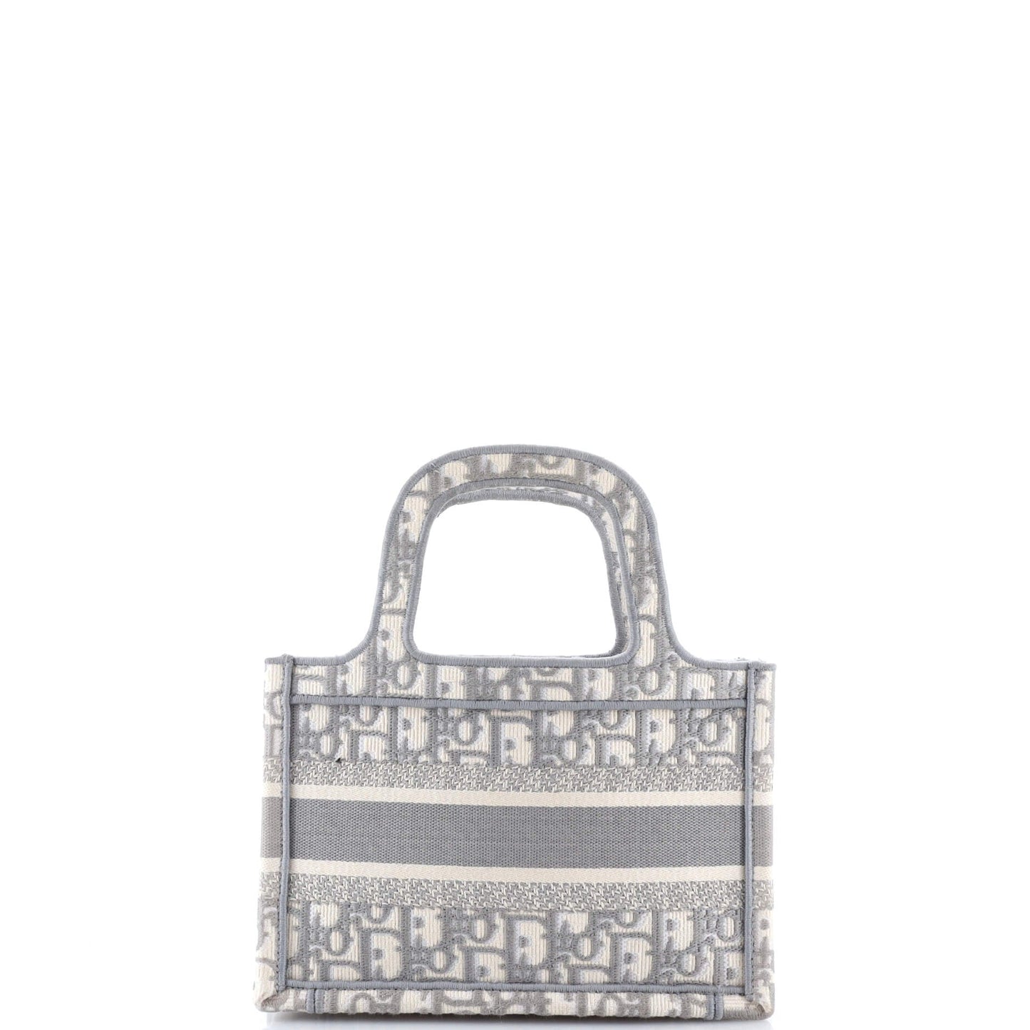 Book Tote Embroidered Canvas Mini