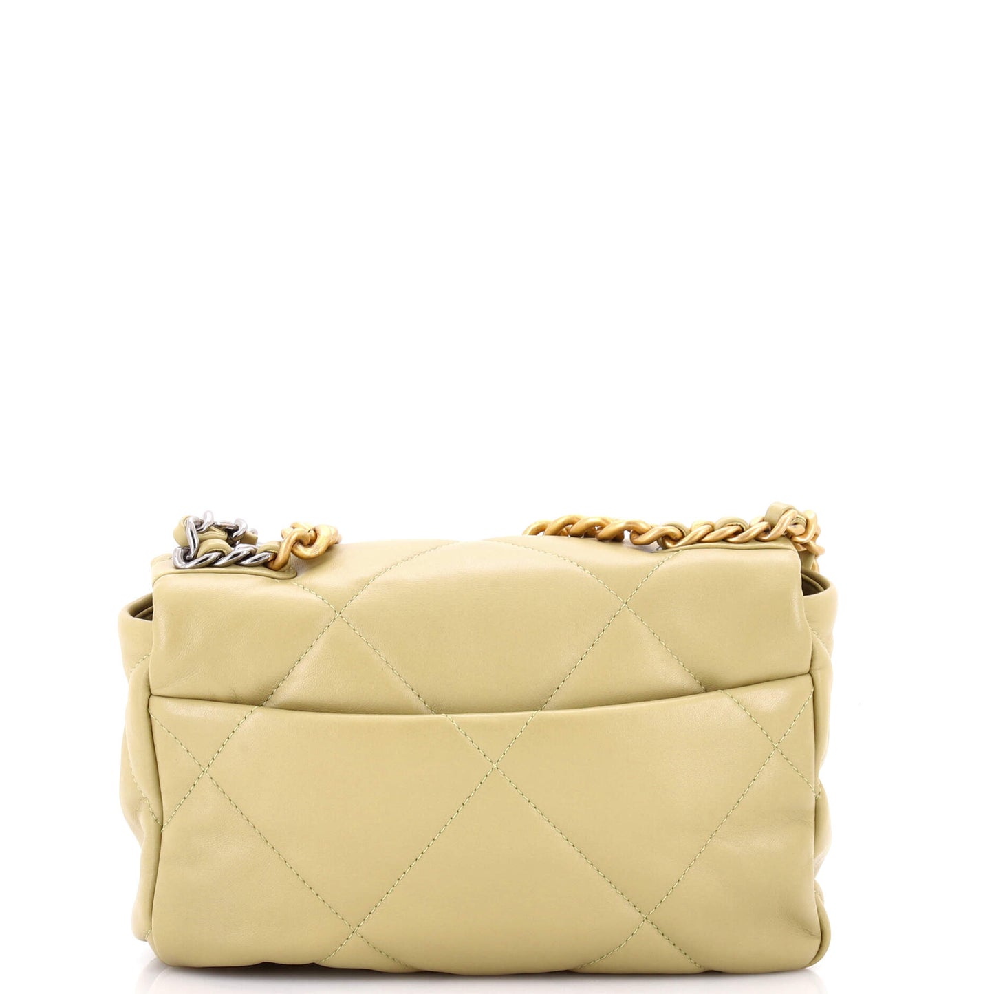 19 Flap Bag Quilted Leather Medium