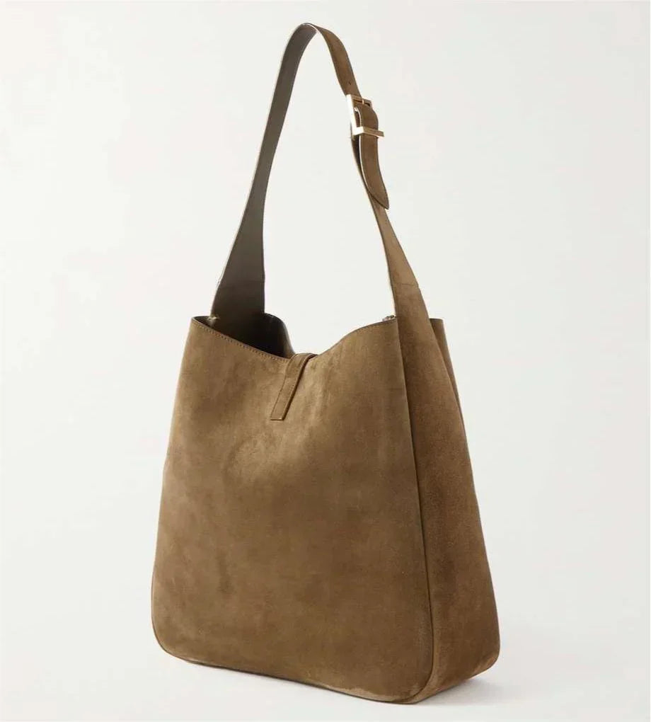 SAINT LAURENT Le 5 à 7 suede tote