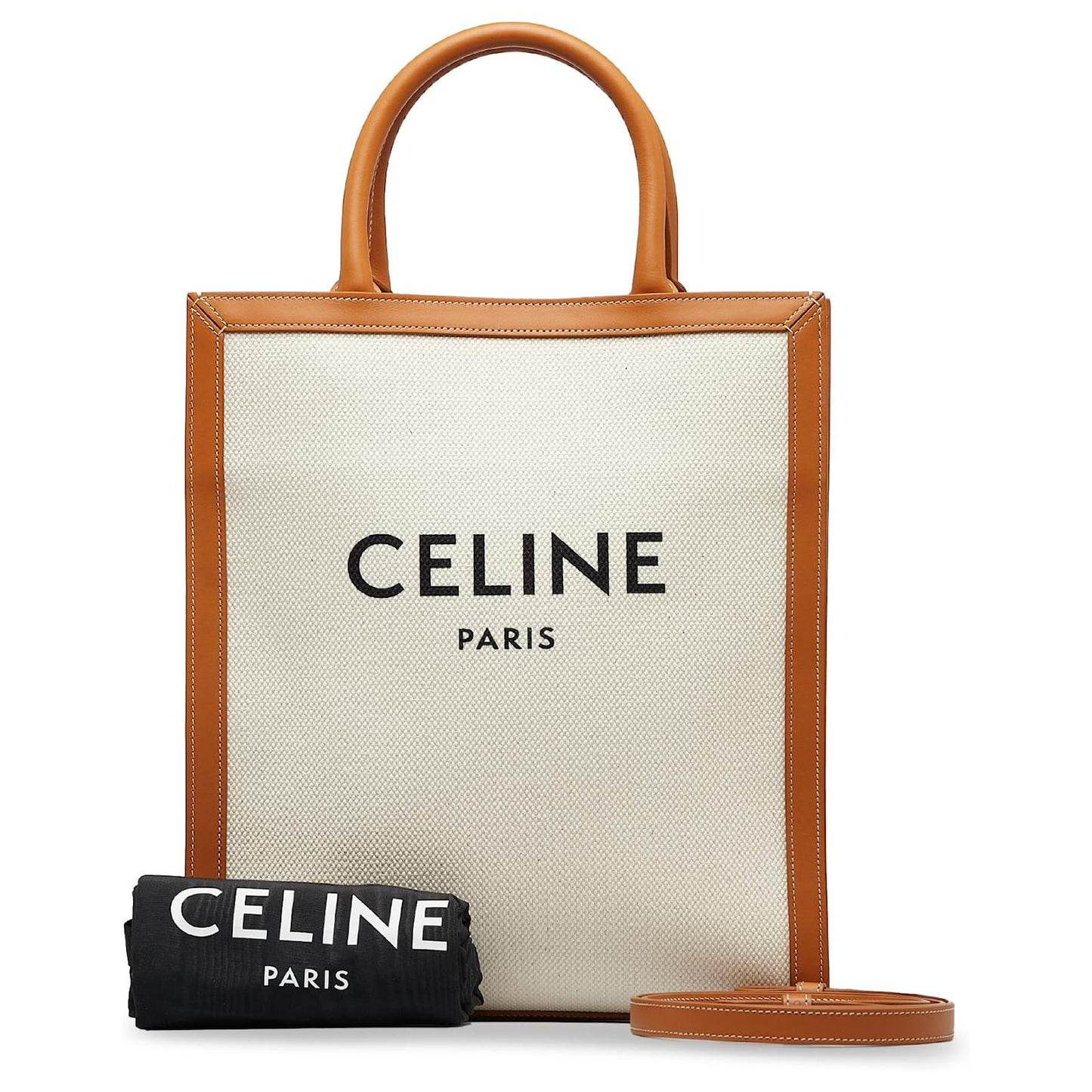 CÉLINE SMALL VERTICAL CABAS TOTE CROSSBODY BAG