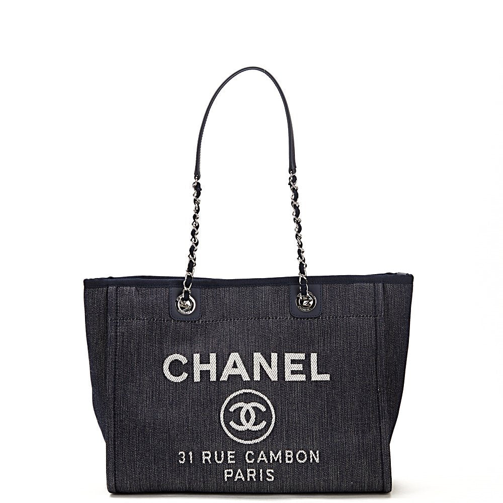 CHANEL SMALL DEAUVILLE TOTE BAG