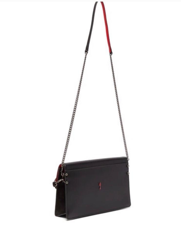 CHRISTIAN LOUBOUTIN LOUBIBLUES CLUTCH CROSSBODY BAG