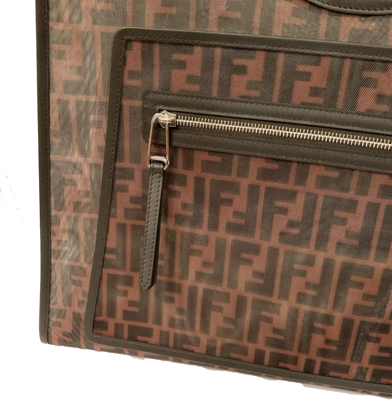 FENDI FF RUNAWAY SHOPPING TOTE BAG