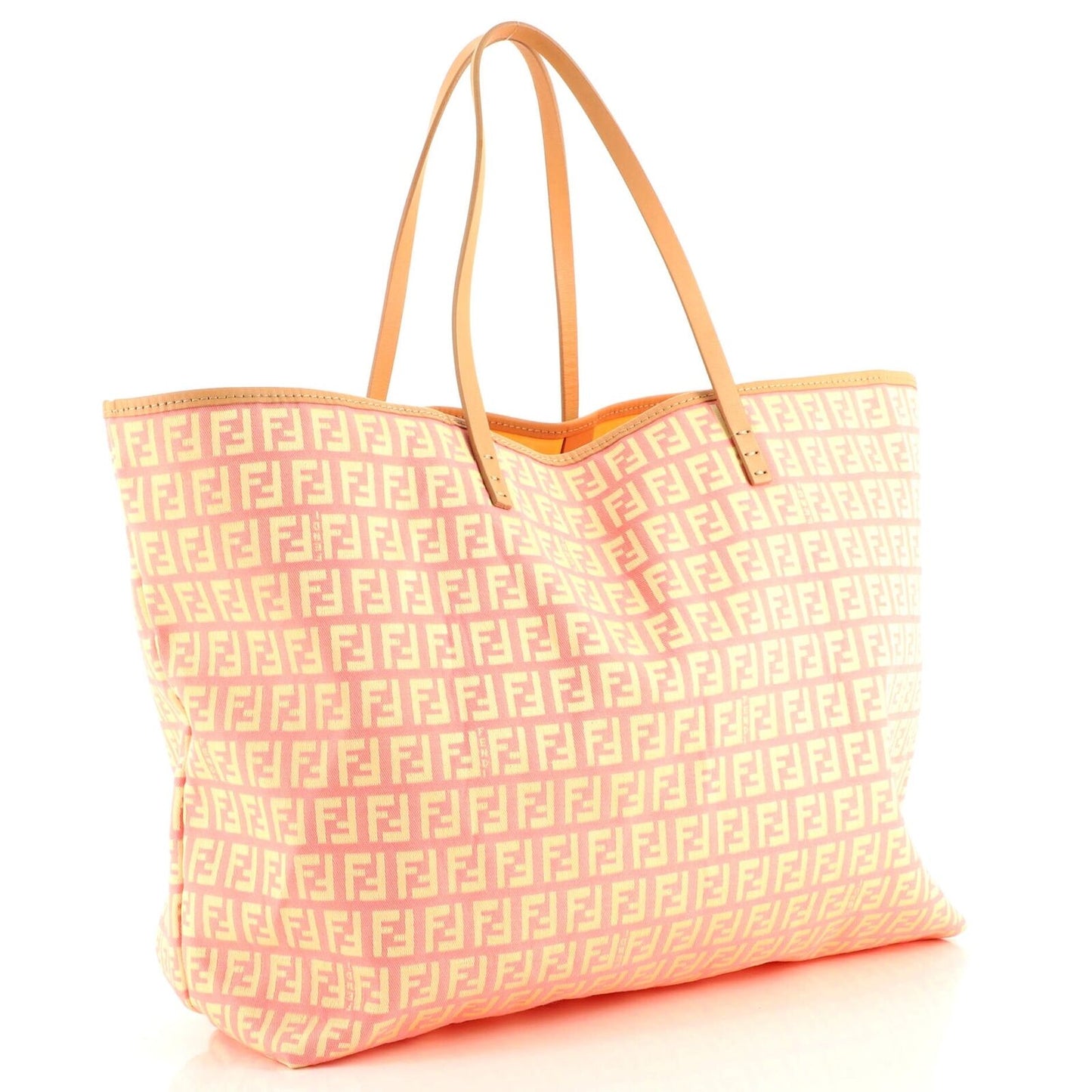 FENDI ZUCCHINO JACQUARD TOTE BAG