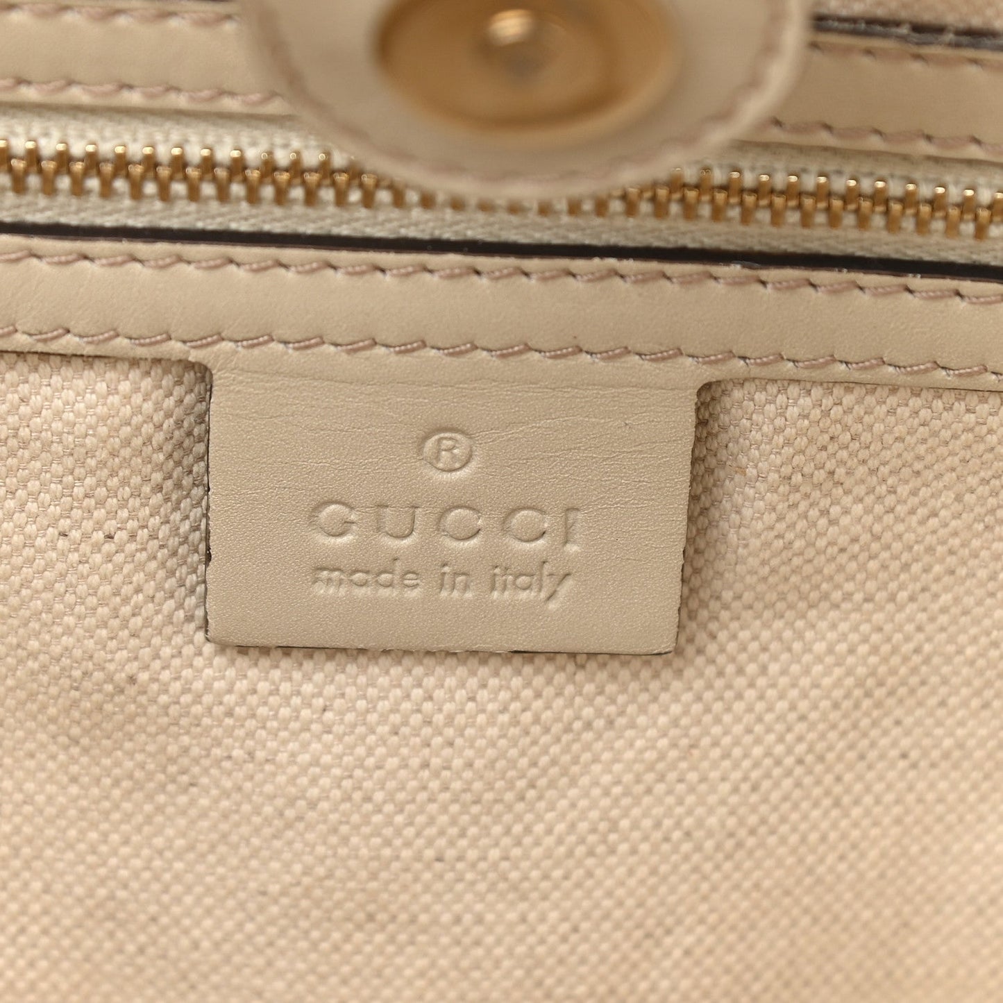 GUCCI GG CANVAS & LEATHER MAYFAIR BOW TOTE BAG