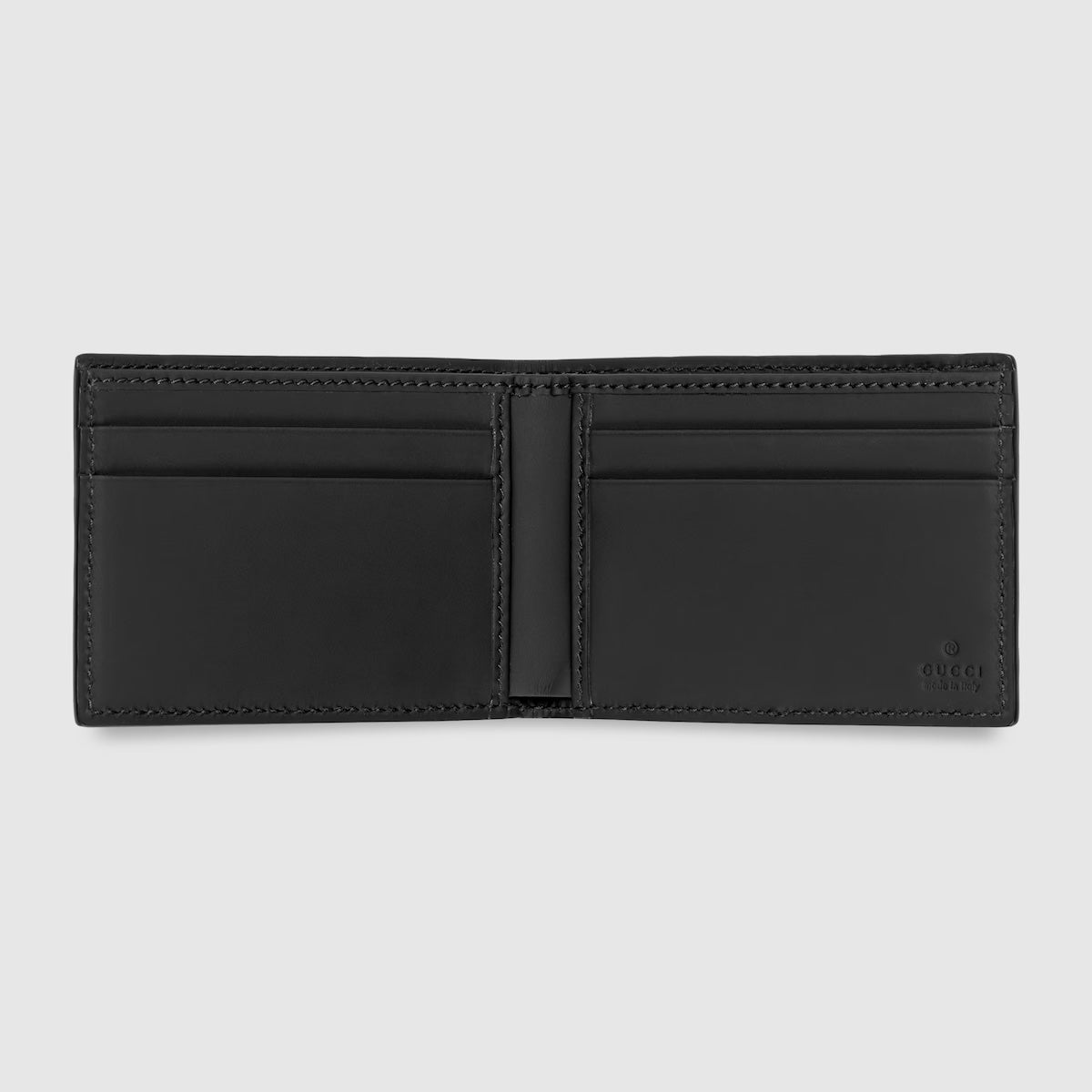 GUCCI GG RUBBER EFFECT BI-FOLD WALLET