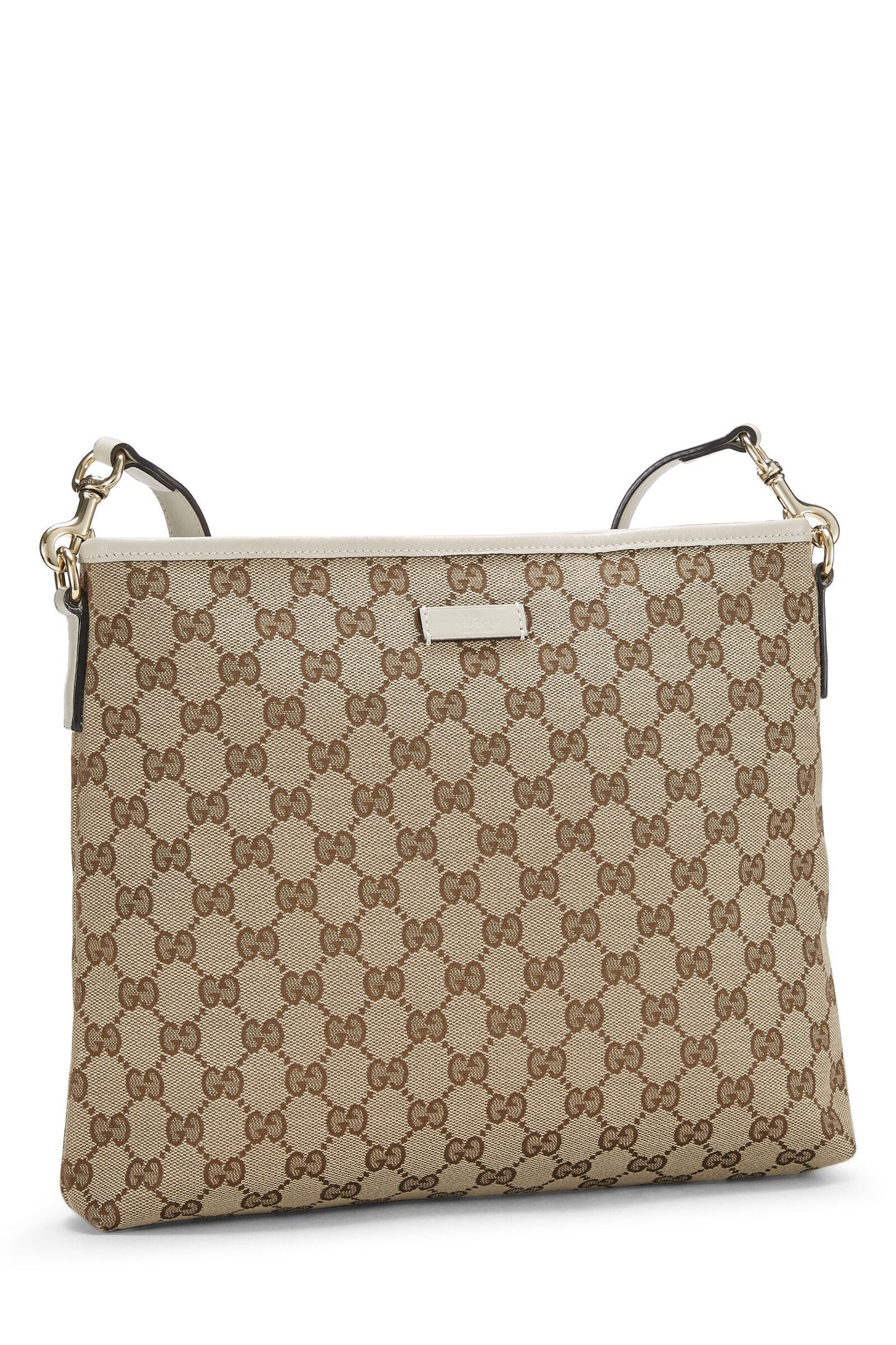 GUCCI GG SUPREME CLASSIC FLAT MESSENGER BAG