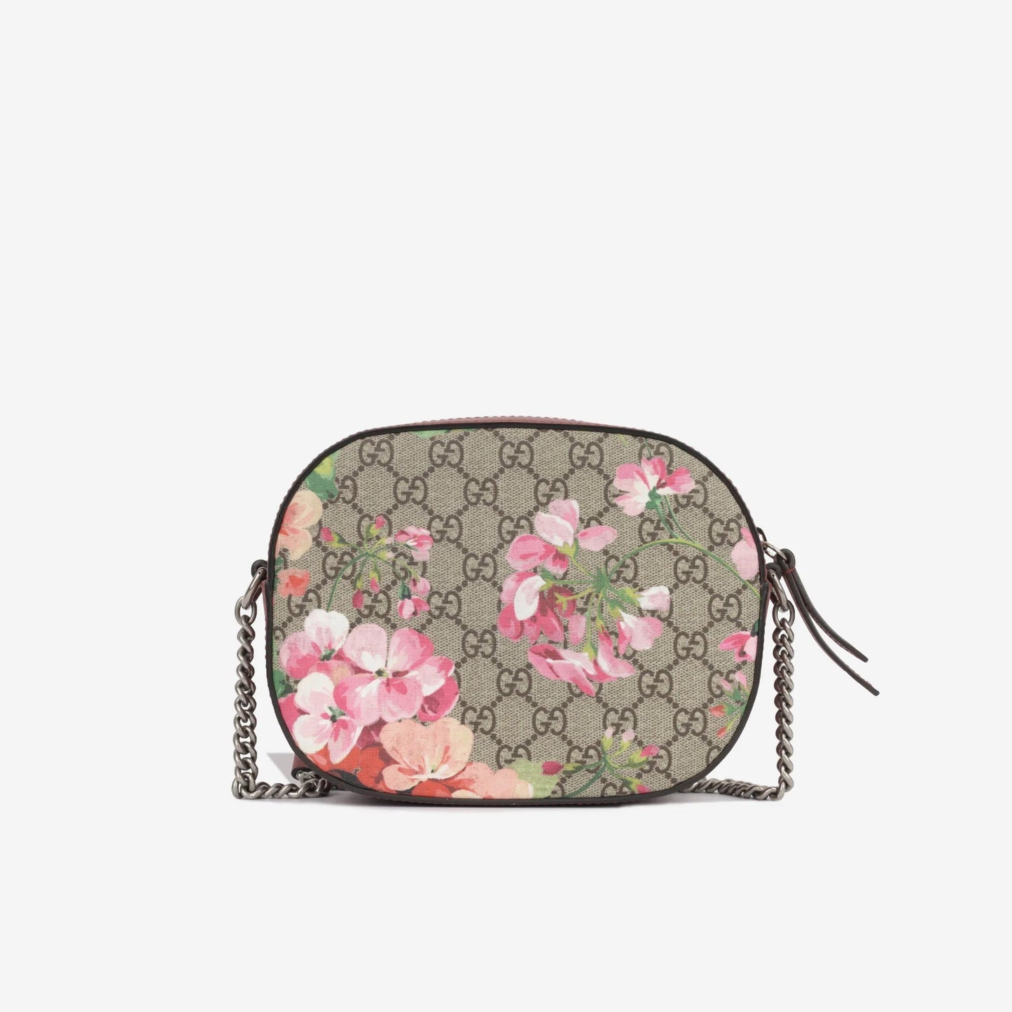 GUCCI GG SUPREME MONOGRAM BLOOMS MINI CHAIN BAG